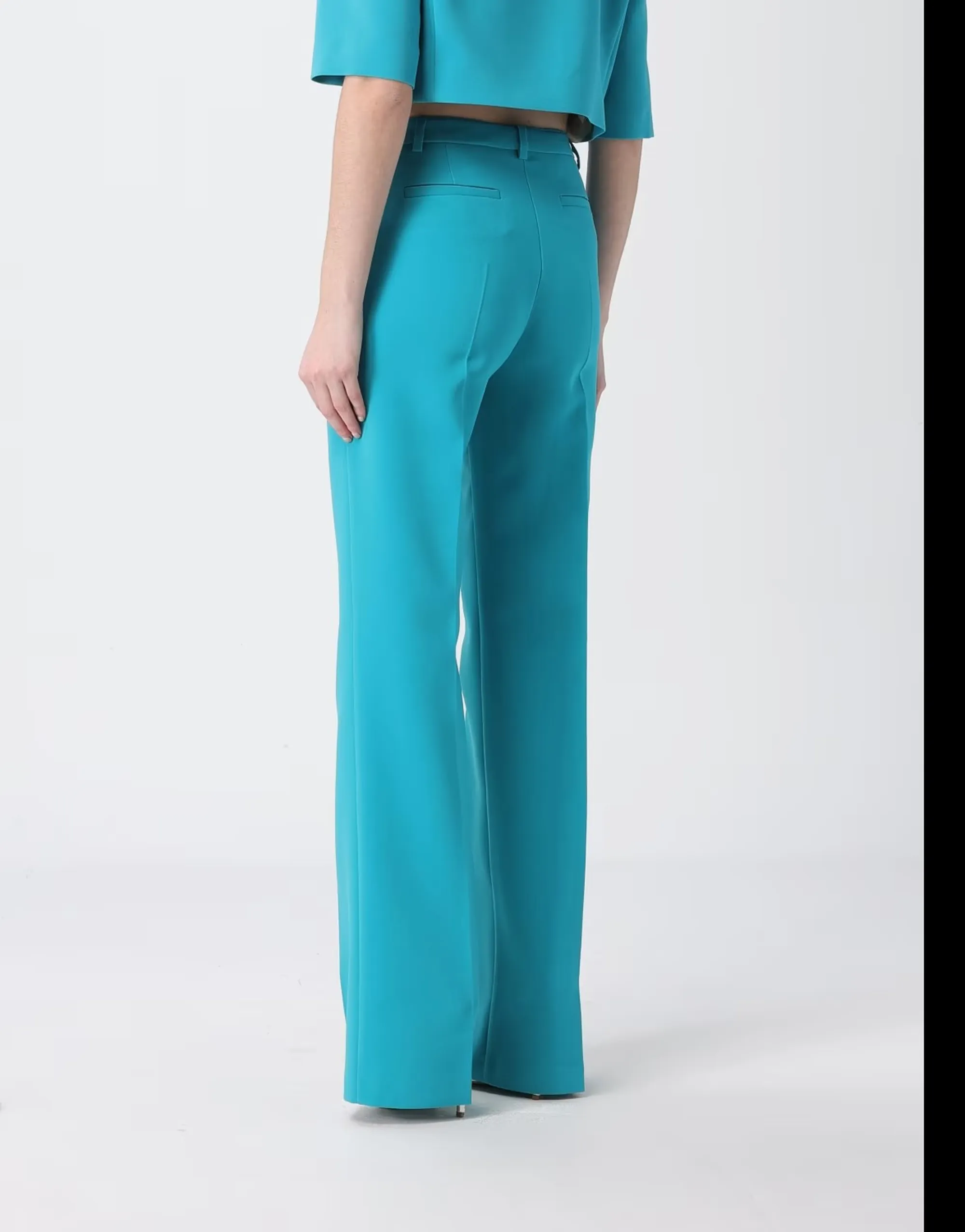 Pinko B'Eucalyptus Trousers' Turquoise 106632A32Z 169979