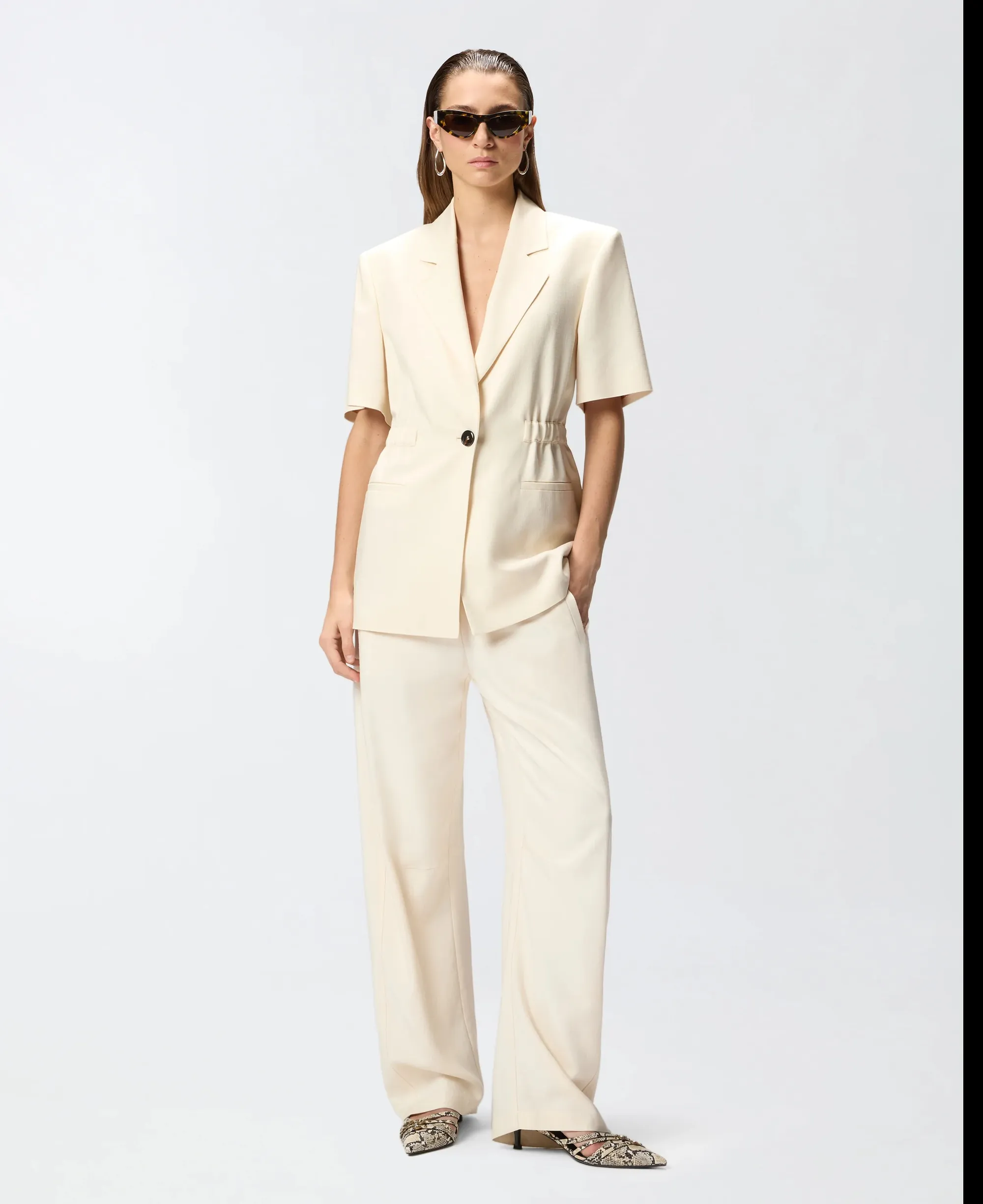 Pinko B'Lexy Pants' Cream 106492A2W6 170109