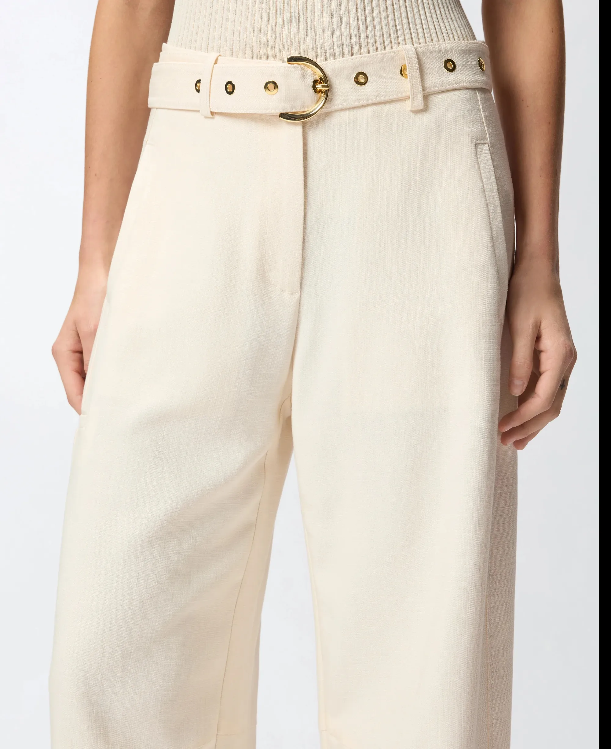 Pinko B'Lexy Pants' Cream 106492A2W6 170110