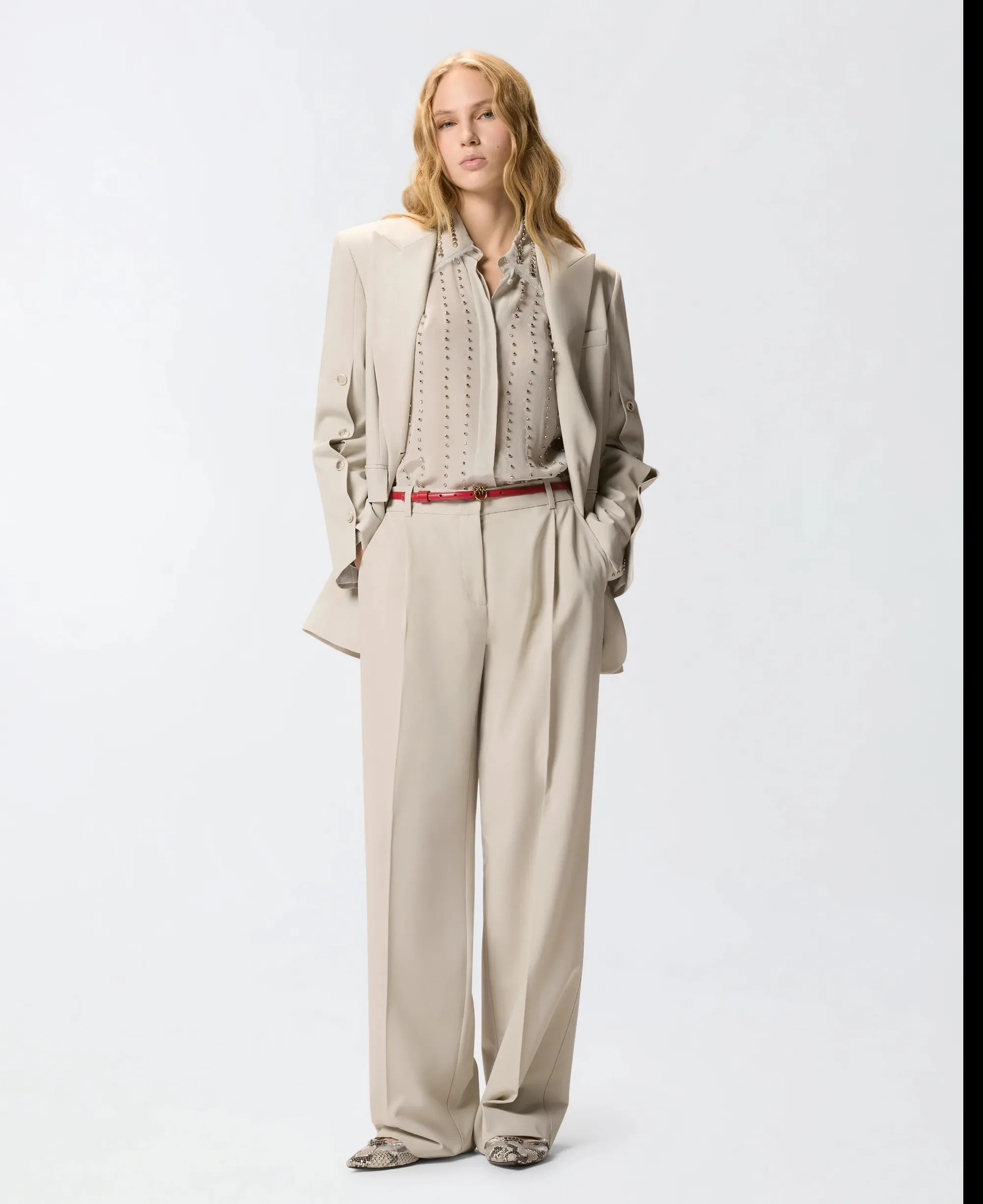 Pinko B'Paula Pants' Gray 106607A18E 170082