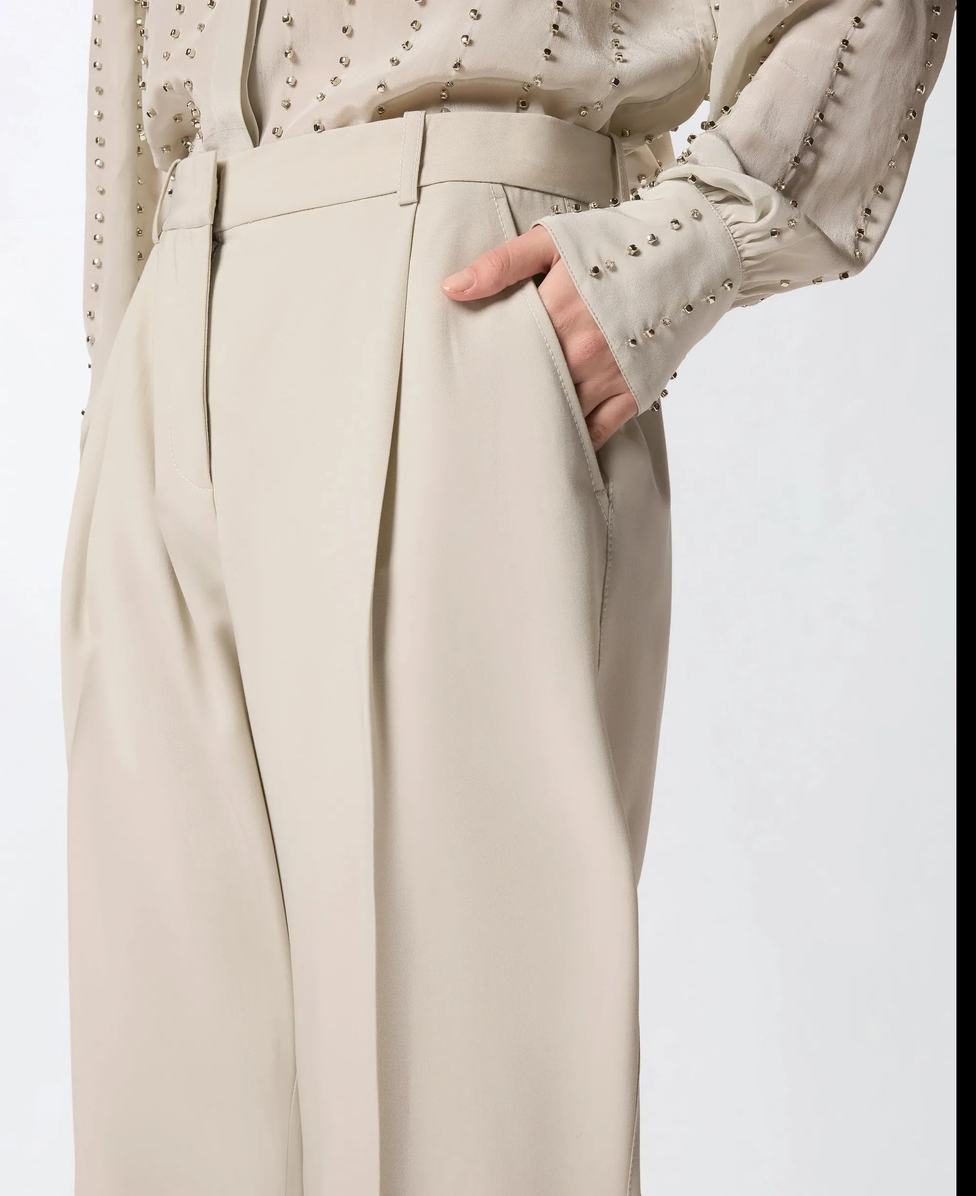 Pinko B'Paula Pants' Gray 106607A18E 170085