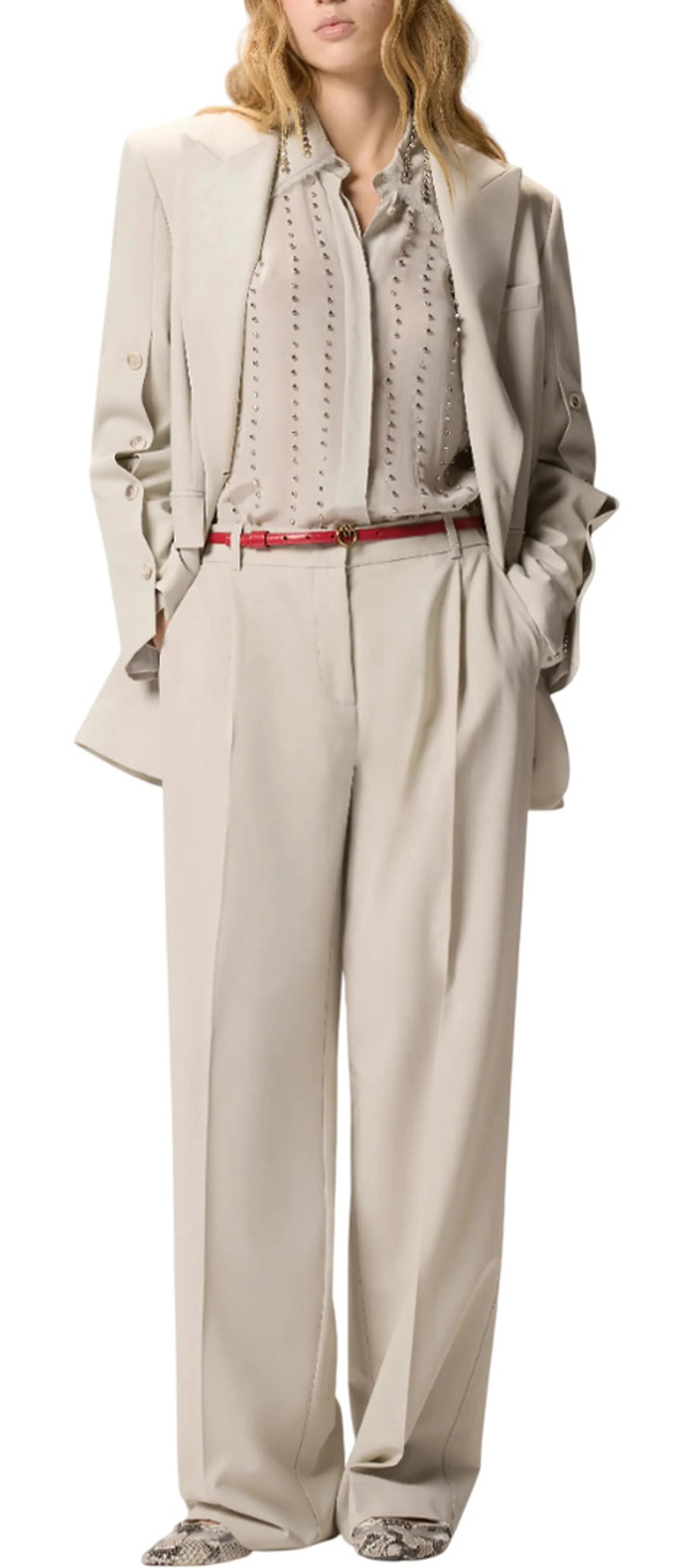 Pinko Pantalone Paula Grigio 106607A18E 170653