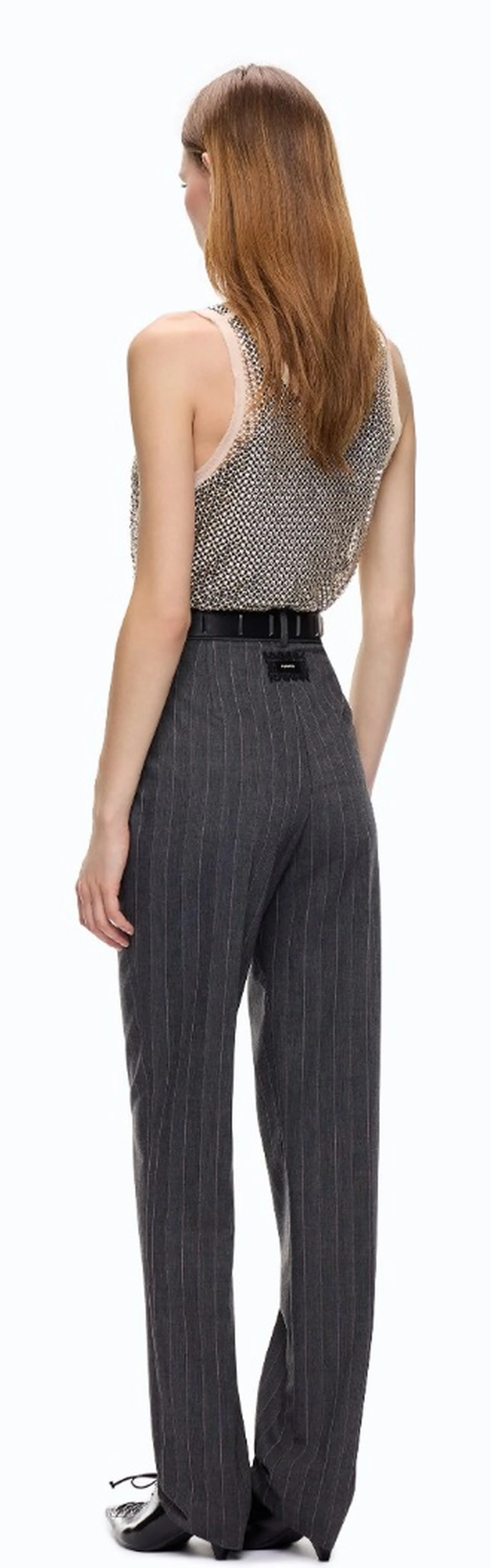 Pinko Pantalone Pleione A Sigaretta Grigio Scuro 107264A3Ff 186059
