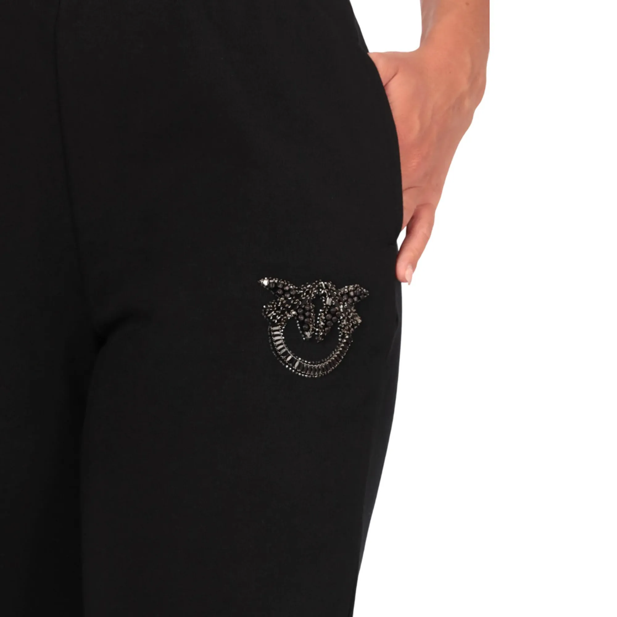Pinko B'Plumcake Trousers' Black 104790A2Ro 154952