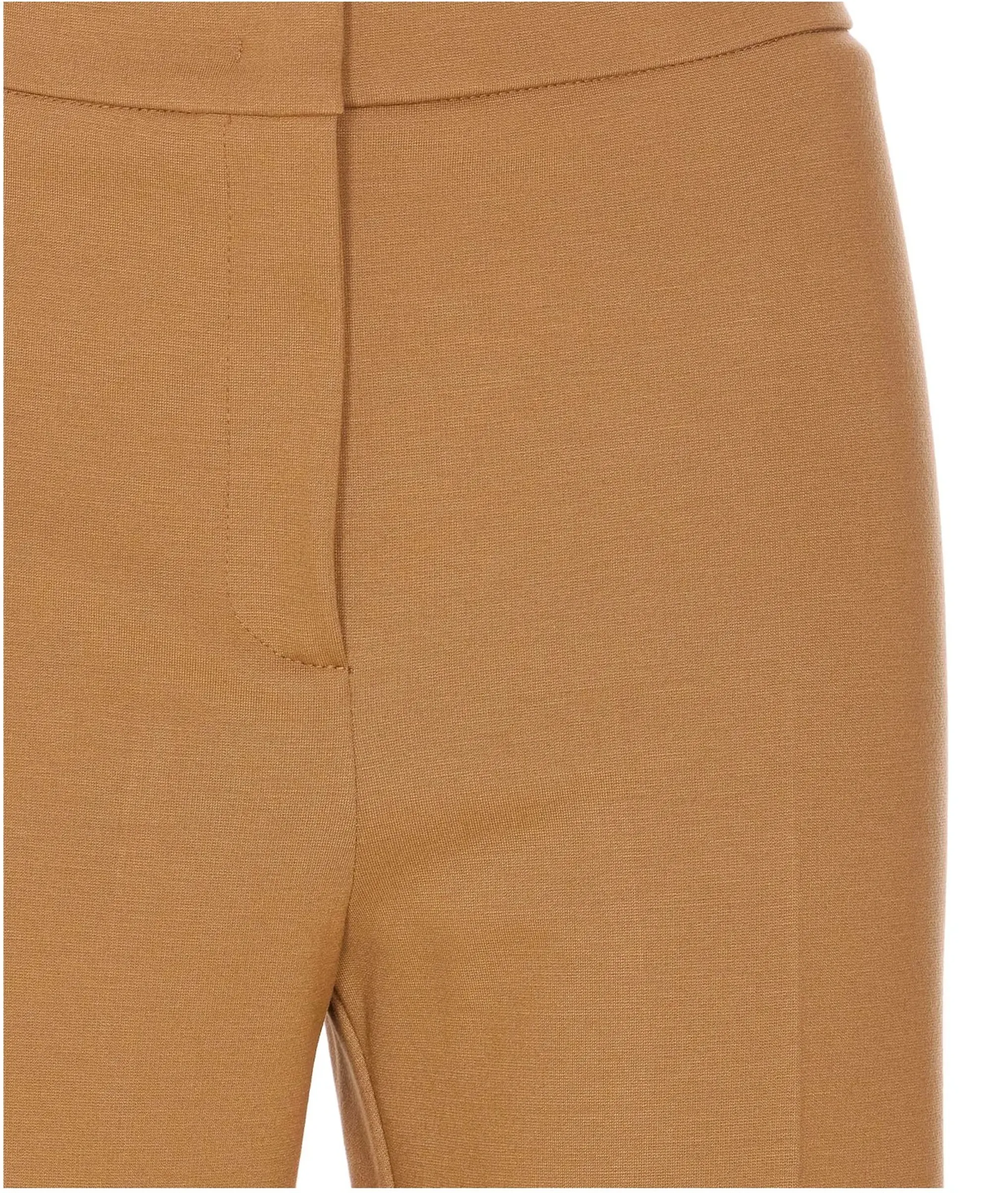 Pinko Pantaloni Flared Punto Stoffa Cammello 100054A15M 154450