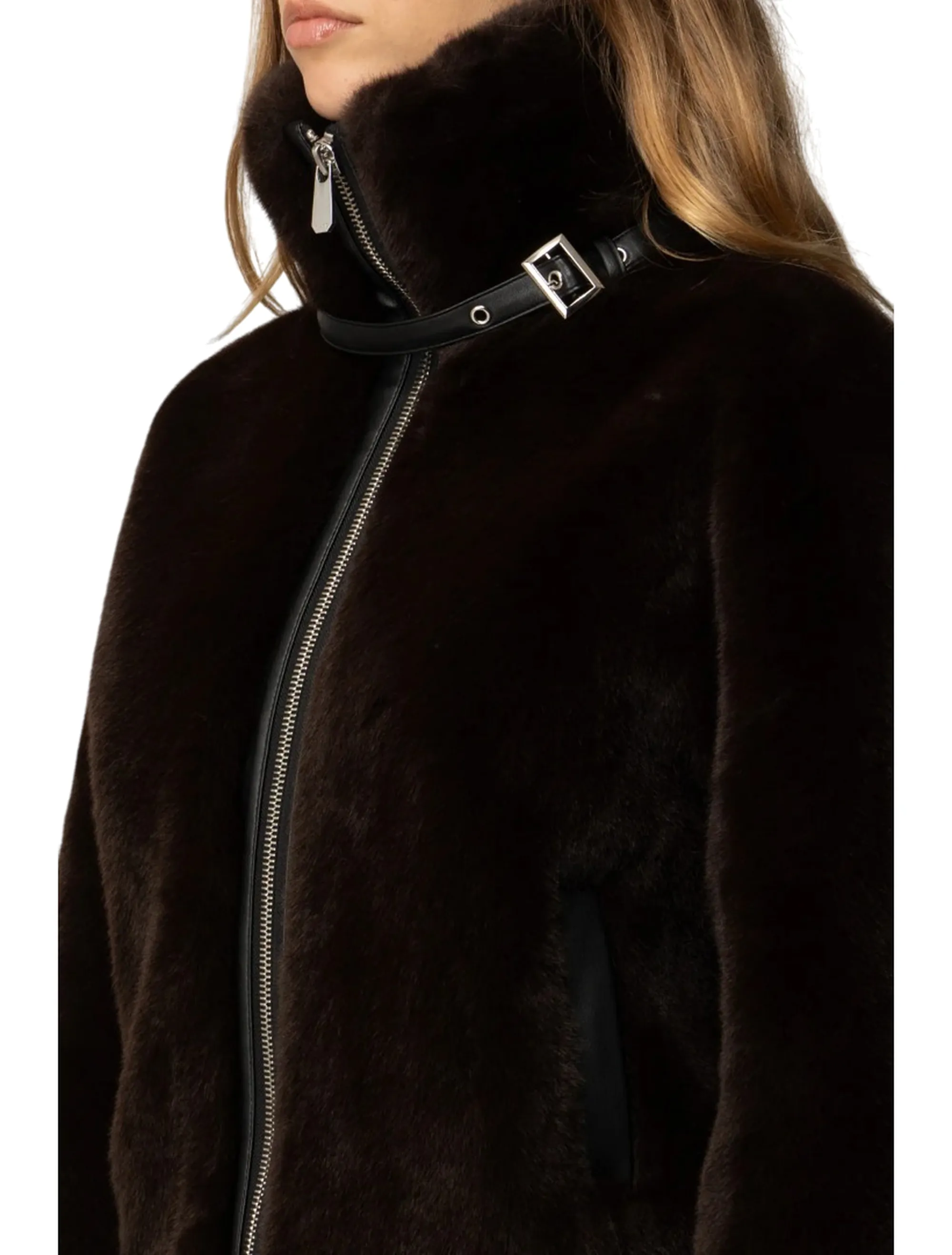 Pinko Pelliccia Marrone 106013A1Zm 166250