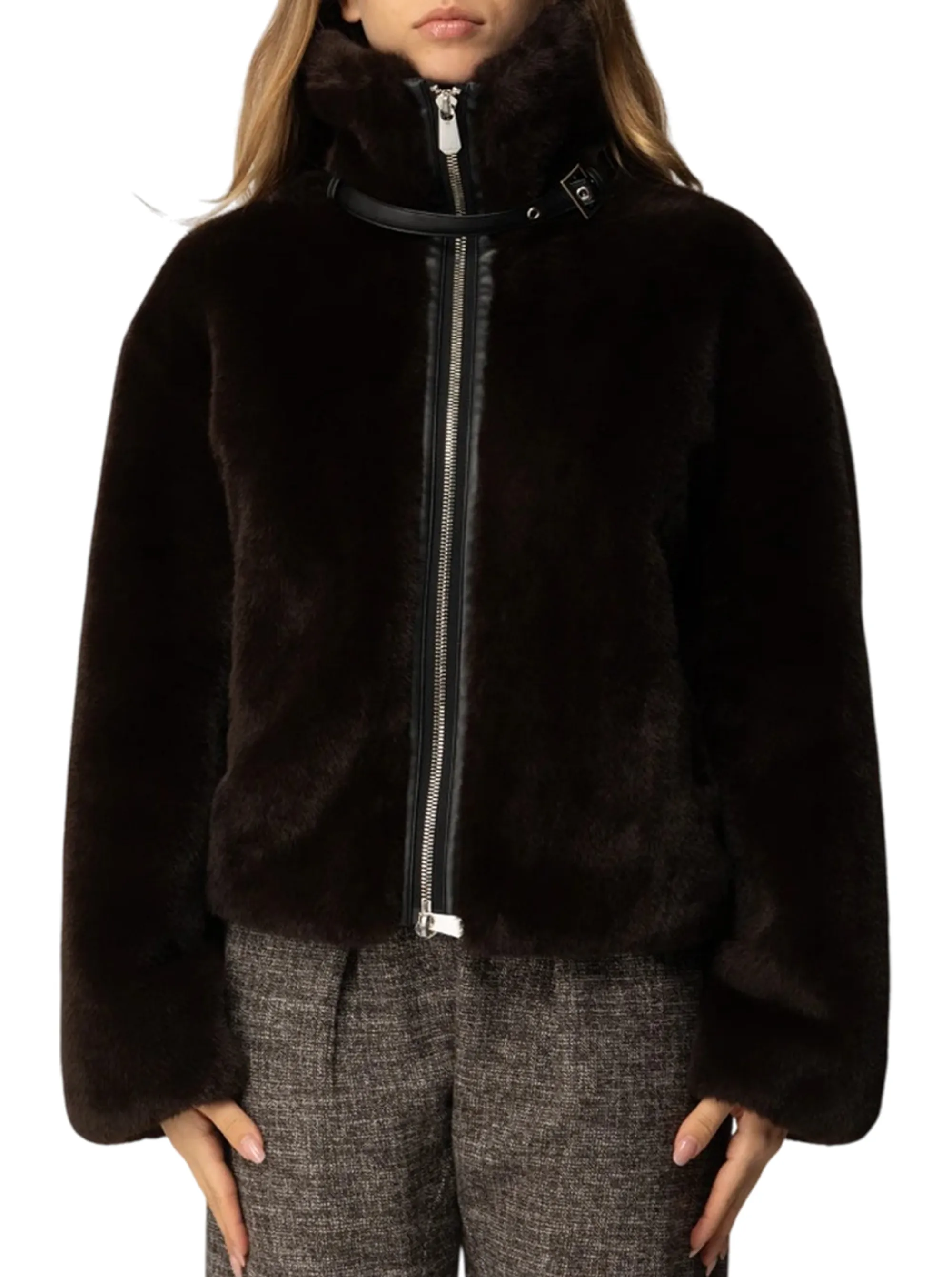 Pinko Pelliccia Marrone 106013A1Zm 166251