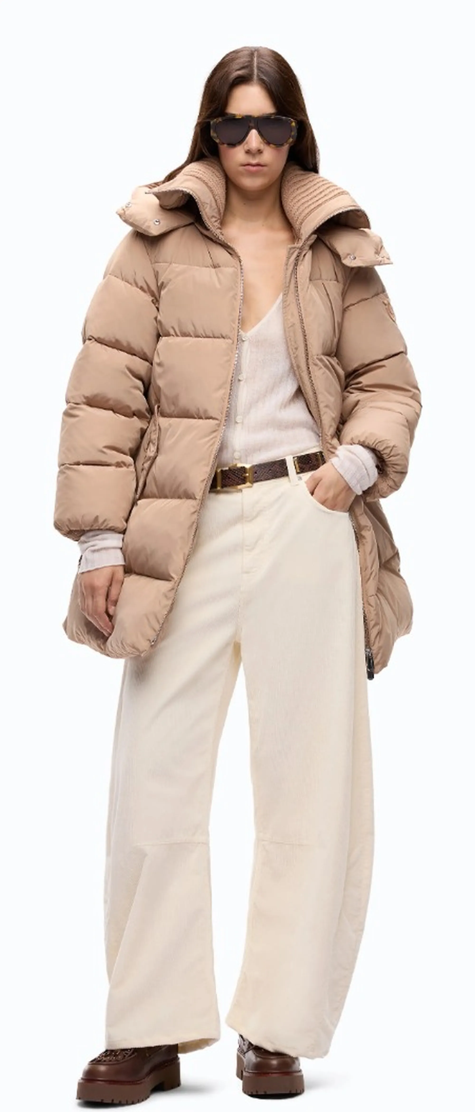 Pinko Piumino Dulcamara Imbottito Beige 107069A39J 186002