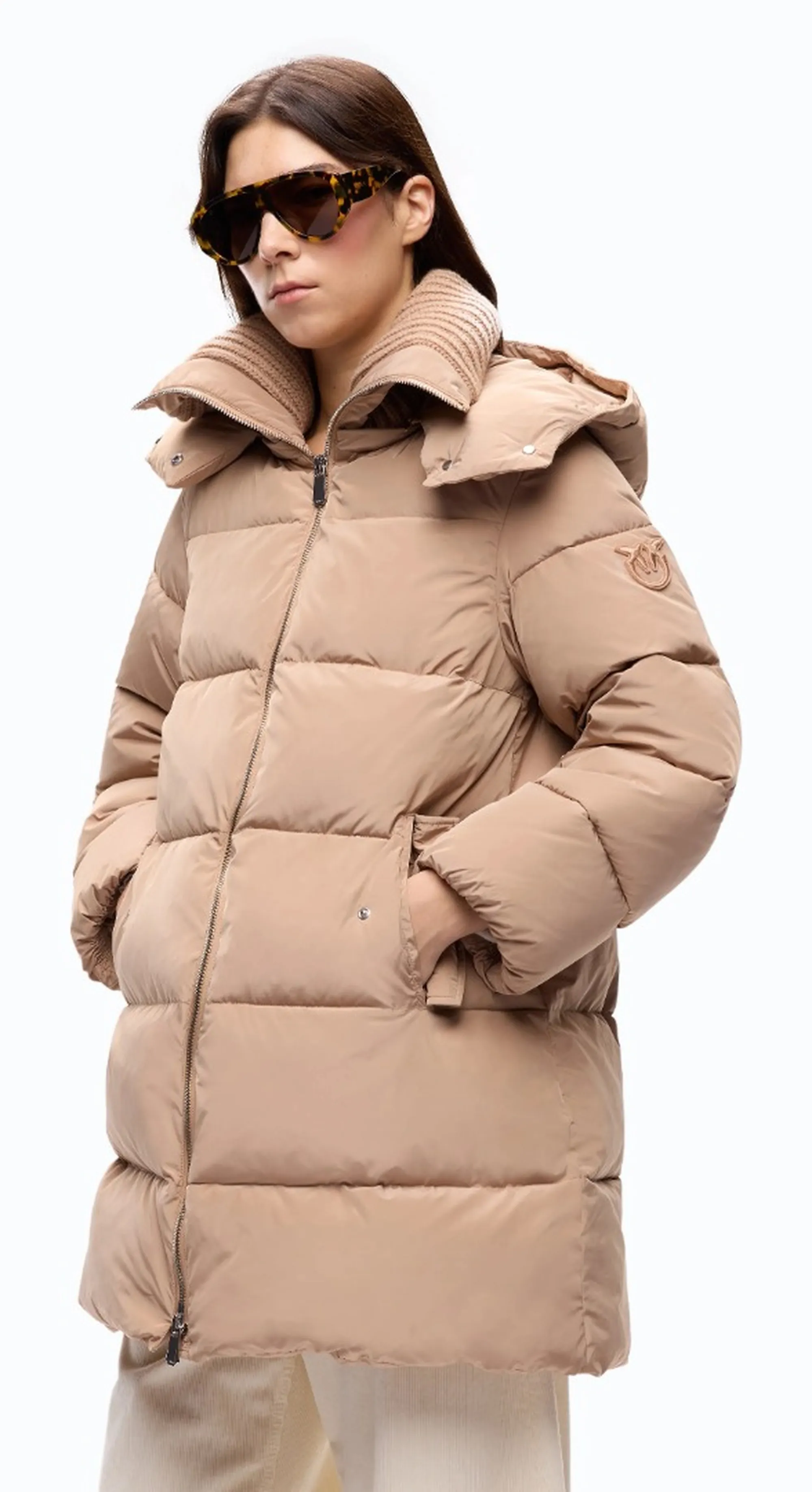 Pinko Piumino Dulcamara Imbottito Beige 107069A39J 186003