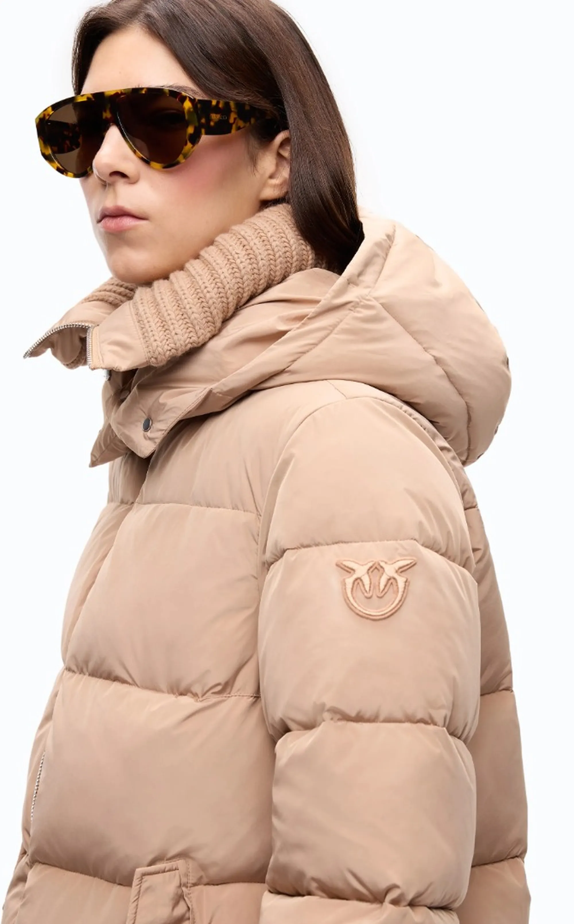 Pinko Piumino Dulcamara Imbottito Beige 107069A39J 186004