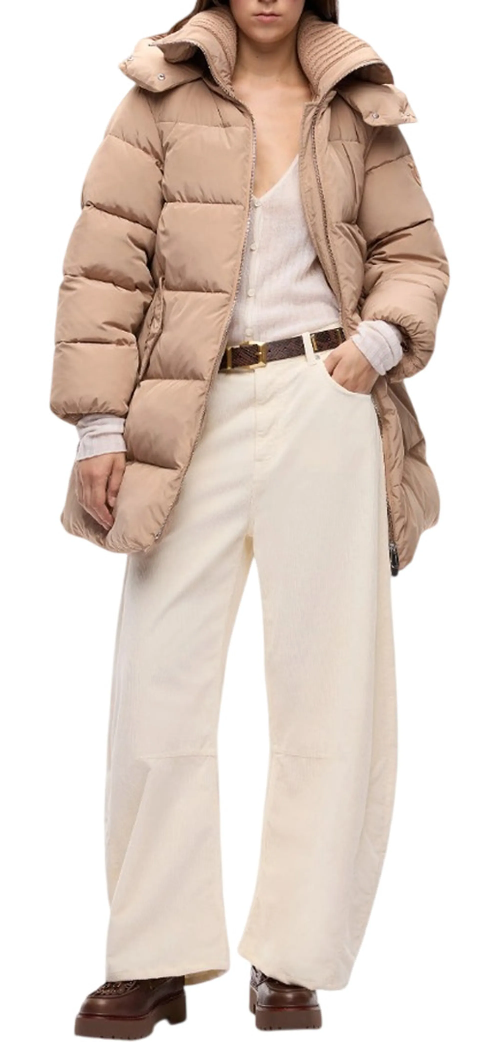 Pinko Piumino Dulcamara Imbottito Beige 107069A39J 186529