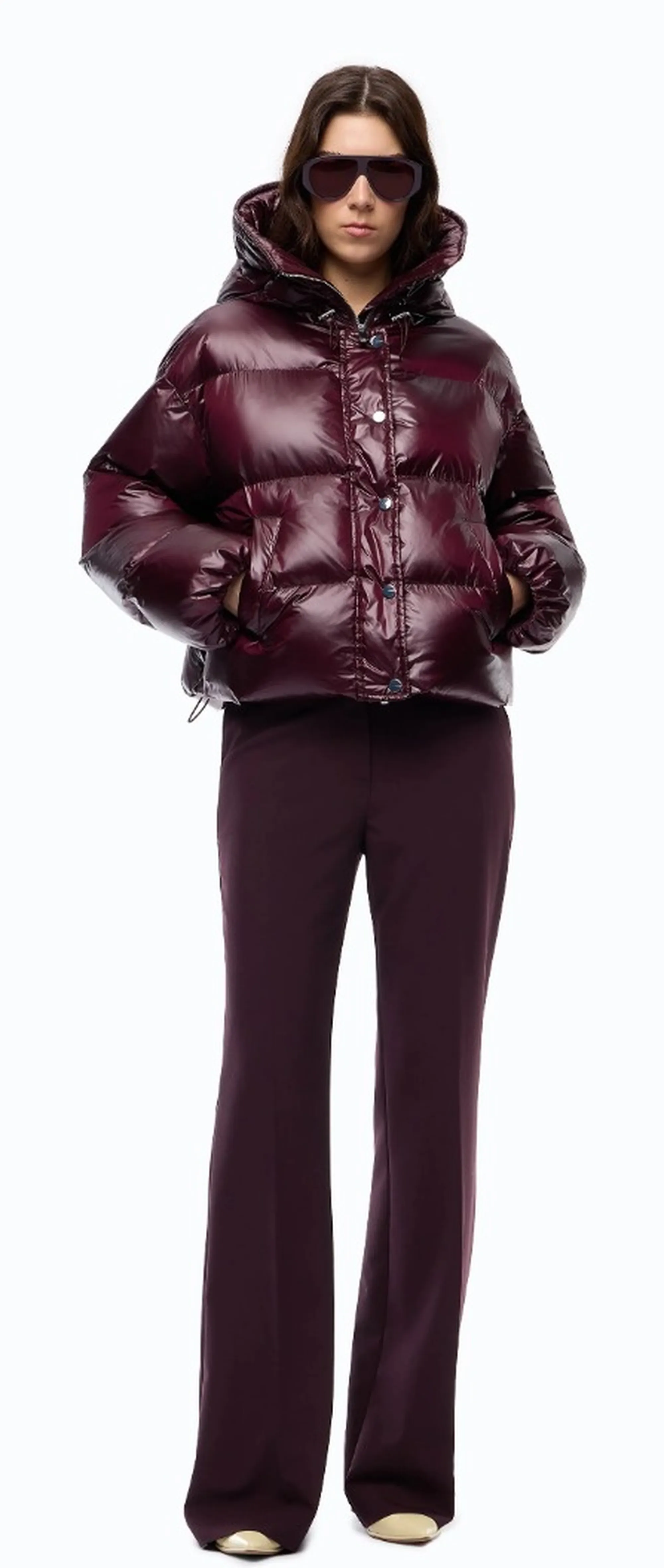 Pinko Piumino Impasto Imbottito Bordeaux 105656A3Fi 186162