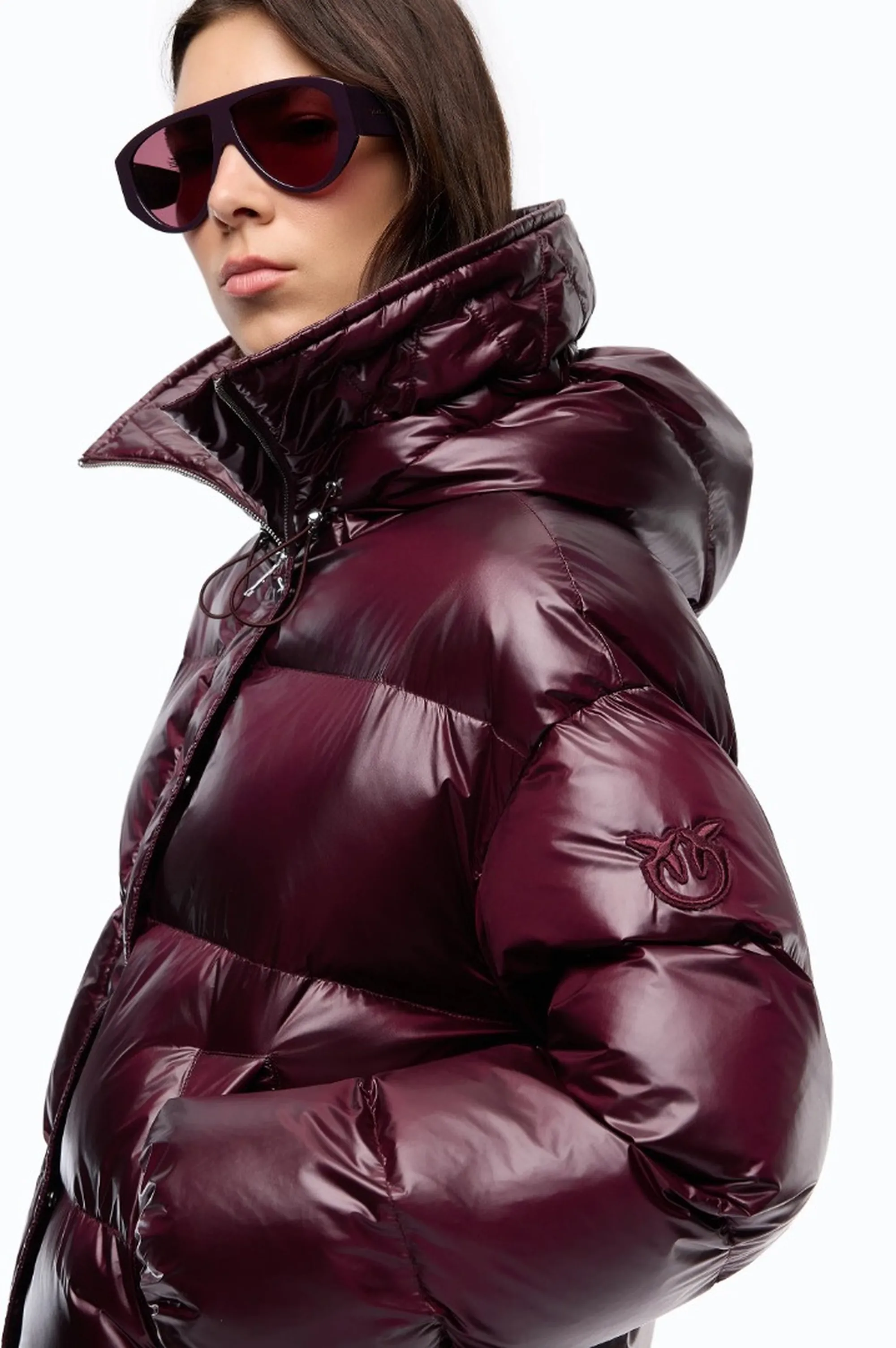 Pinko Piumino Impasto Imbottito Bordeaux 105656A3Fi 186163