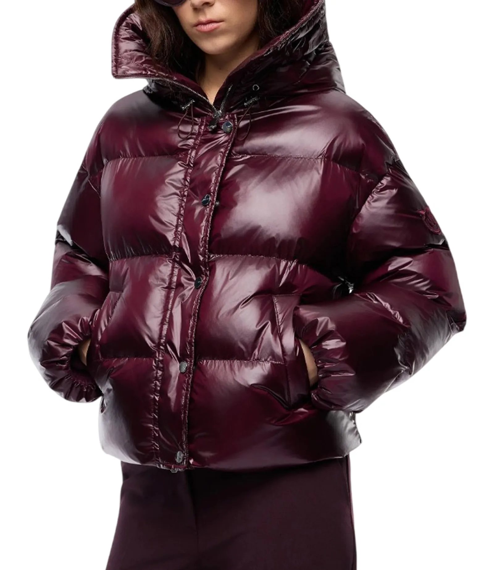 Pinko Piumino Impasto Imbottito Bordeaux 105656A3Fi 186474