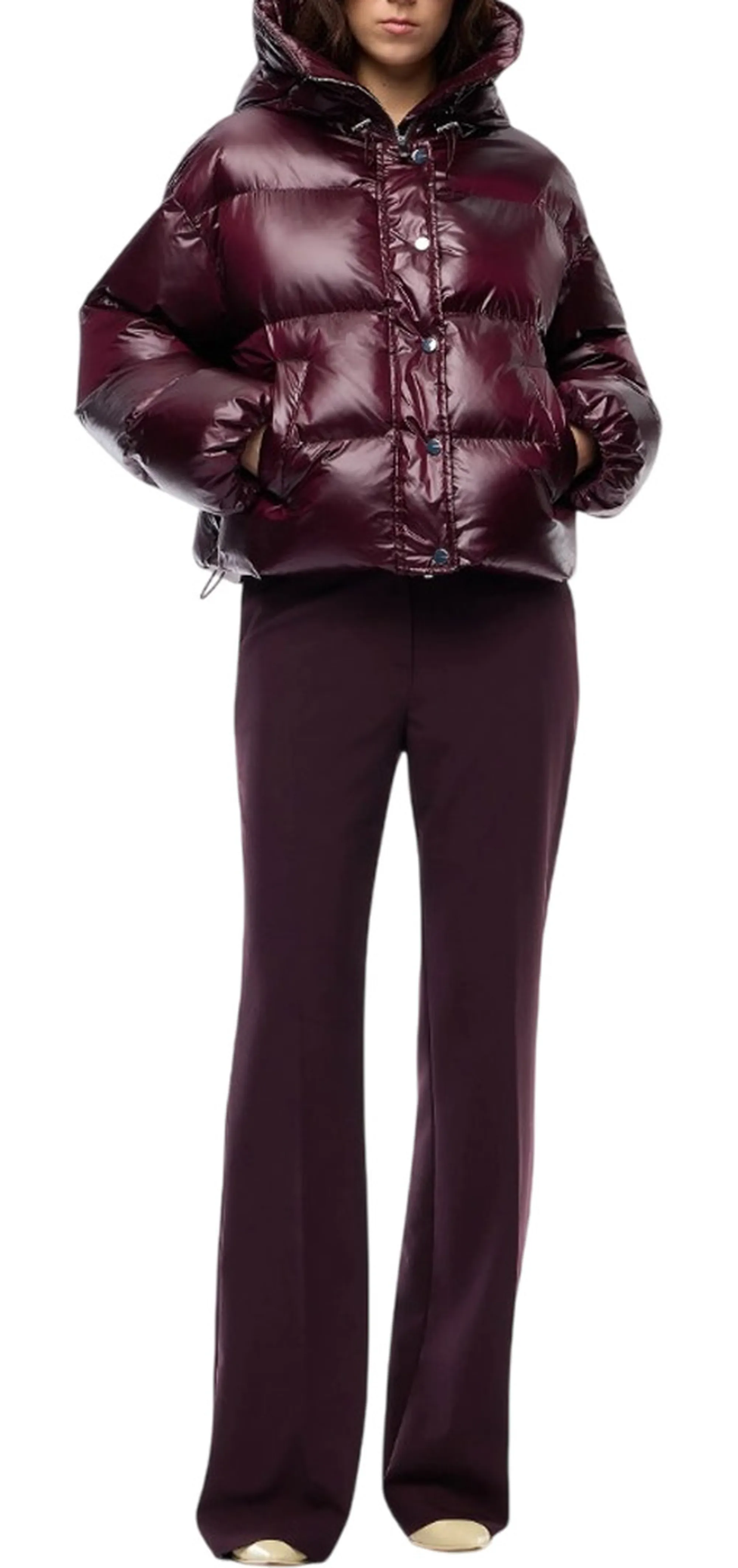 Pinko Piumino Impasto Imbottito Bordeaux 105656A3Fi 186476