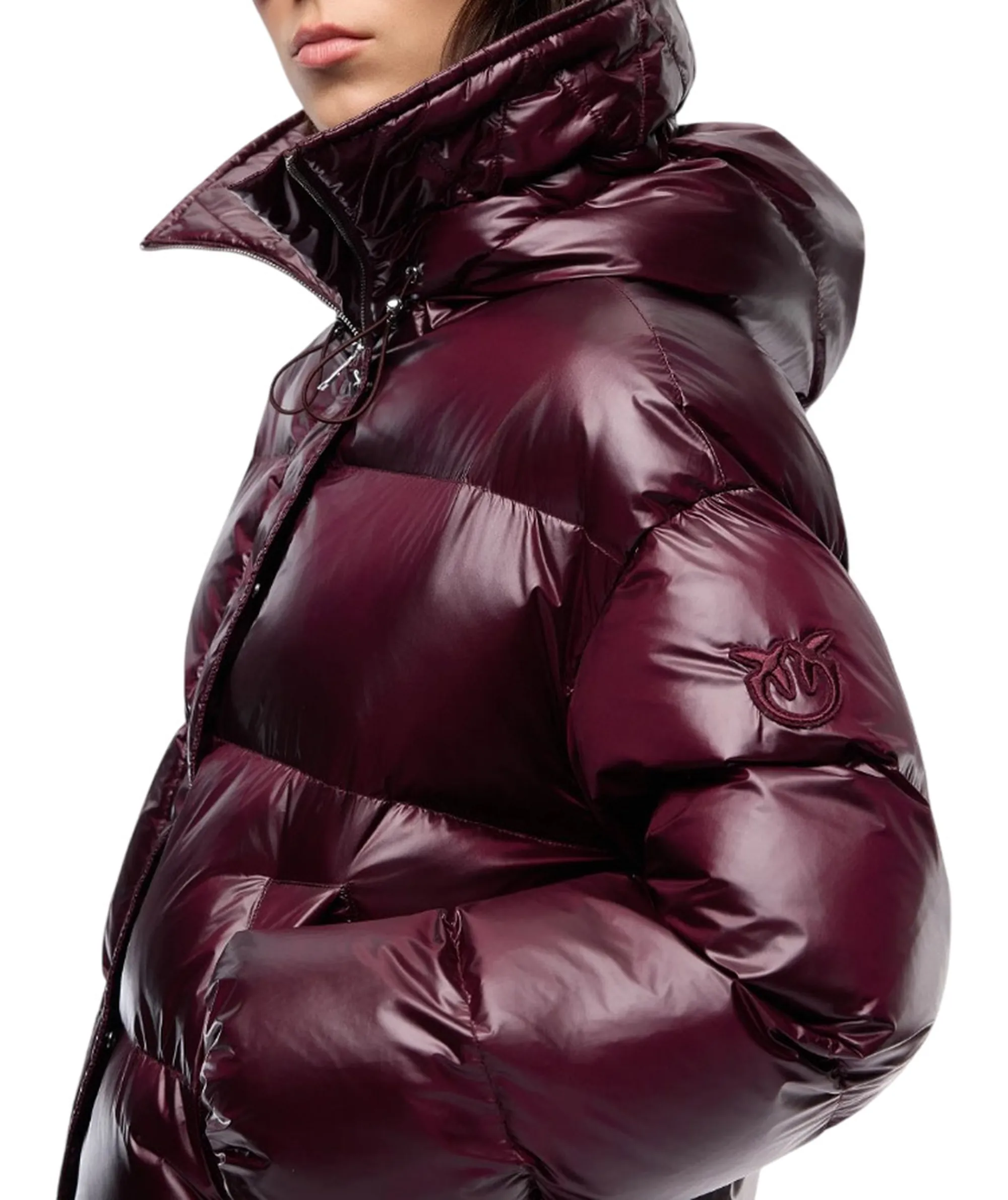 Pinko Piumino Impasto Imbottito Bordeaux 105656A3Fi 186477