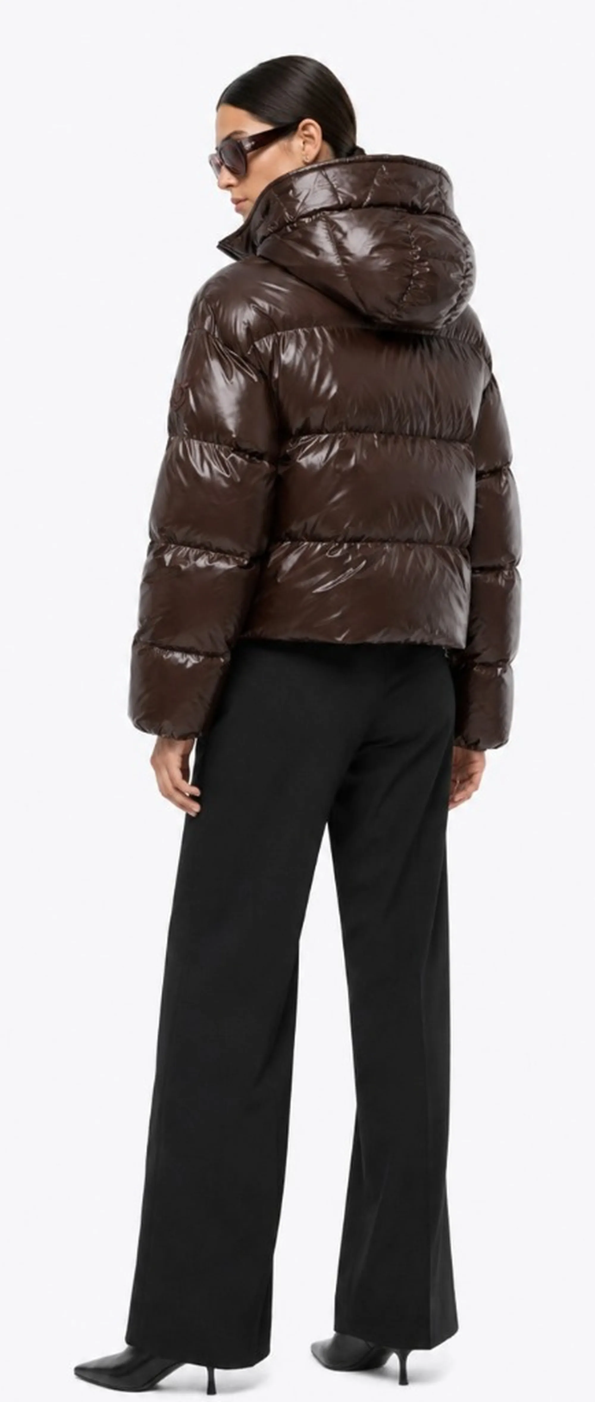 Pinko Piumino Impasto Imbottito Marrone 105656A3Fi 186175