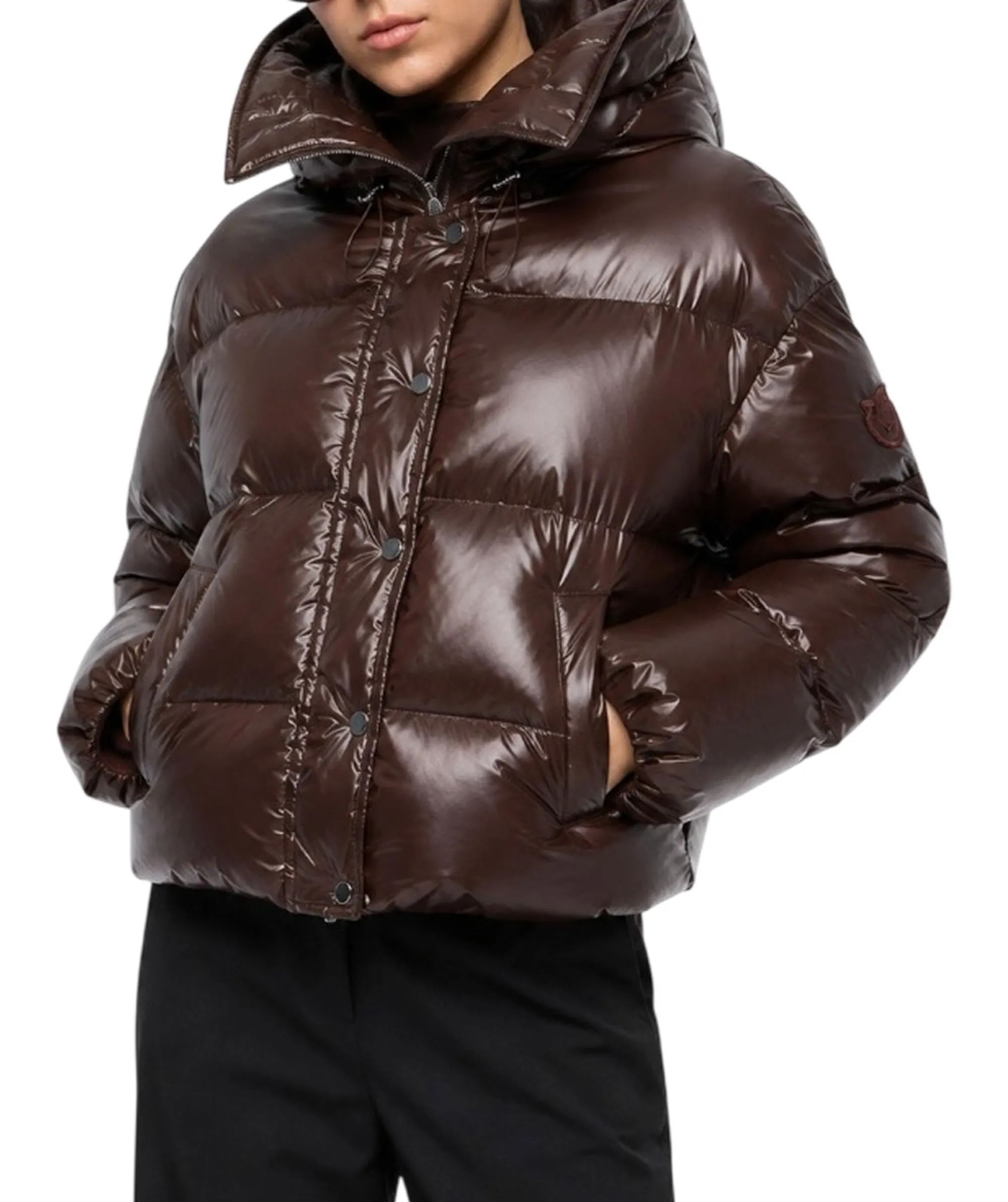 Pinko Piumino Impasto Imbottito Marrone 105656A3Fi 186470