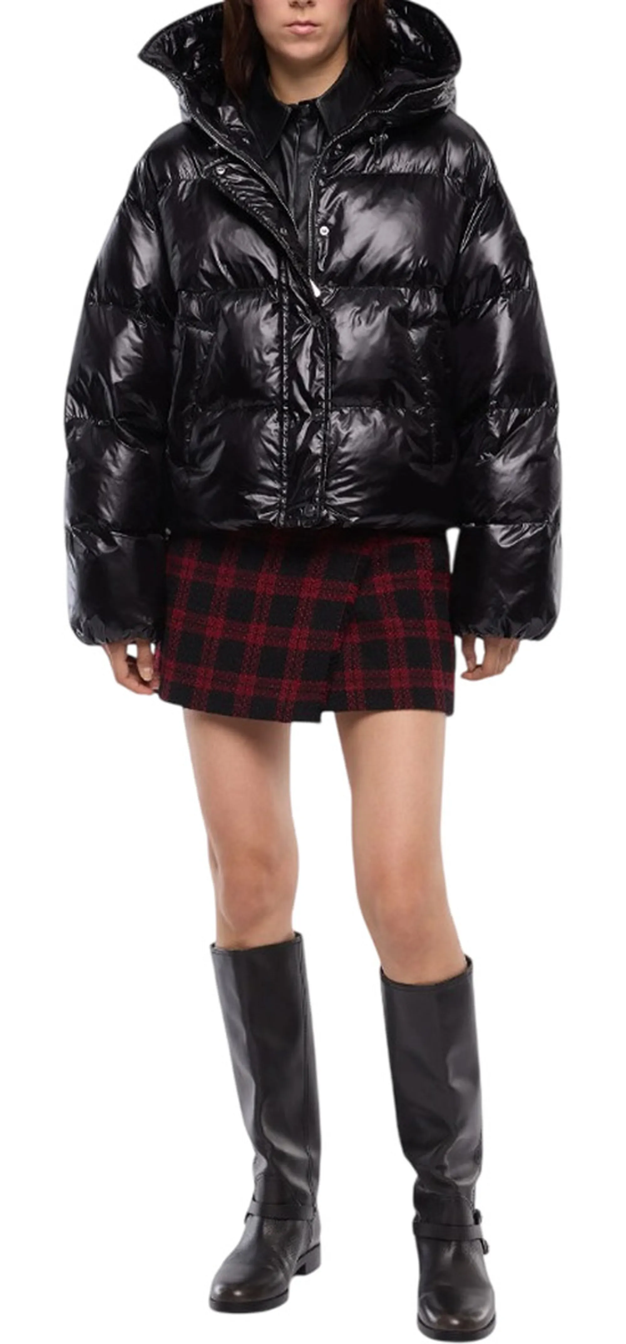 Pinko Piumino Impasto Imbottito Nero 105656A3Fi 186468