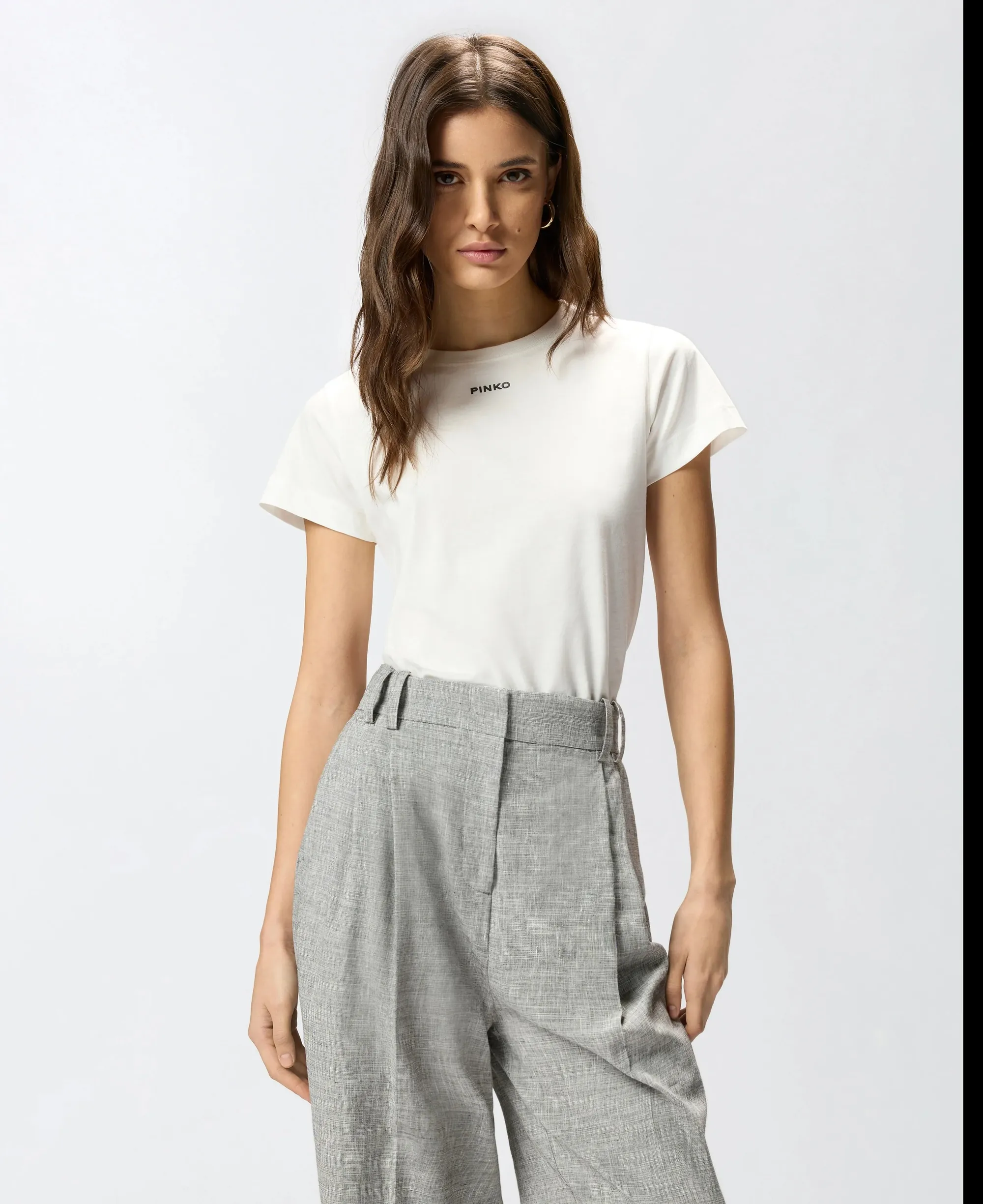 Pinko B'T-Shirt Basico' White 100373A34F 170128