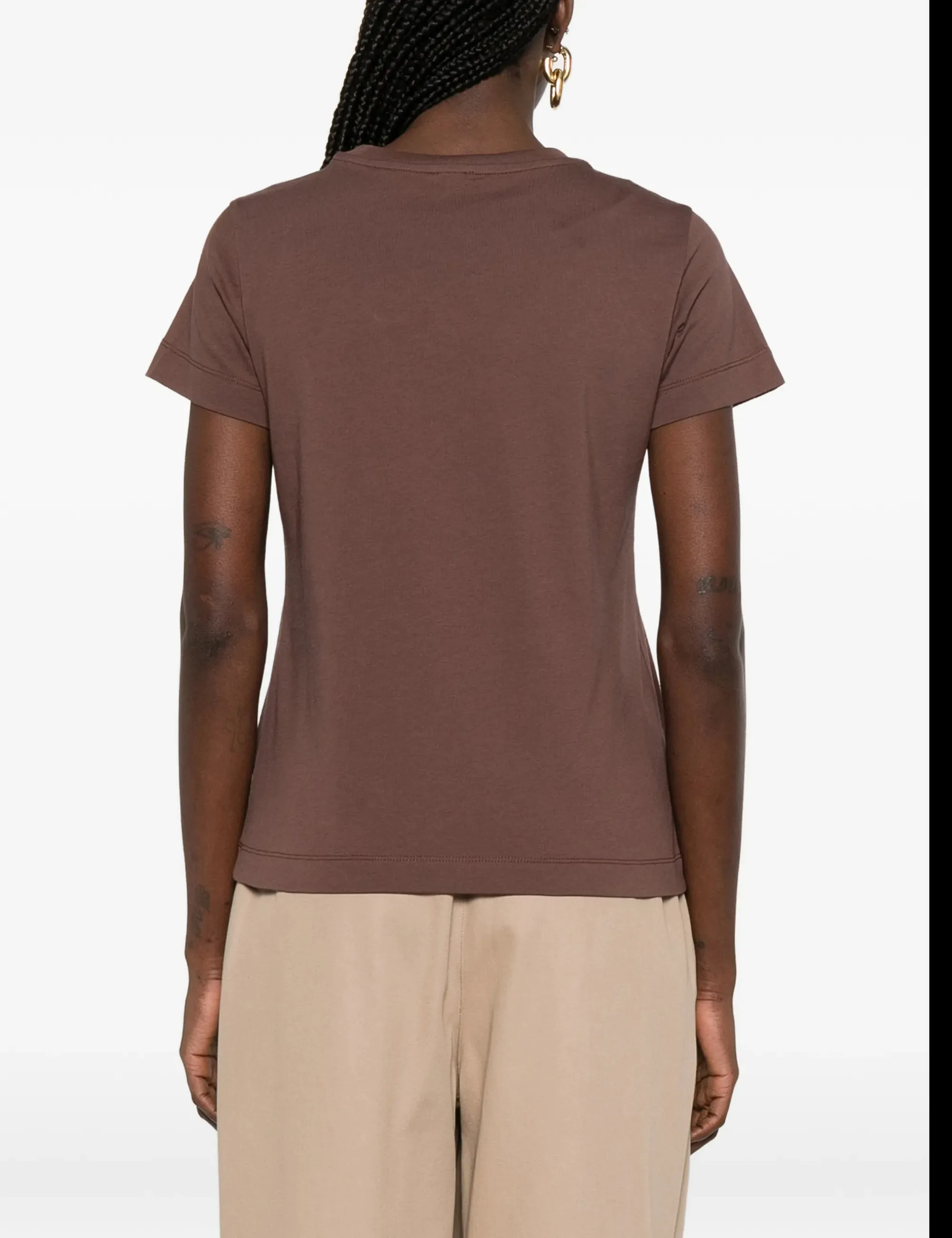 Pinko B'T-Shirt Bussolotto' Brown 100355A339 170119