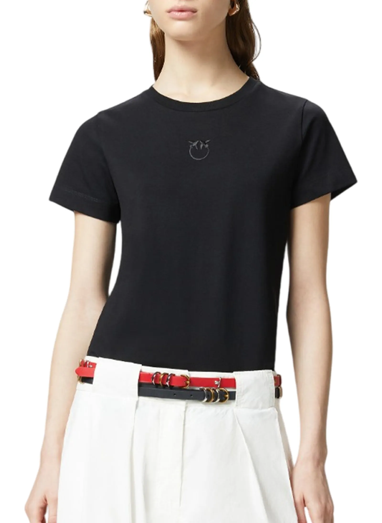 Pinko T-Shirt Bussolotto Nero 100355A2Hn 141208