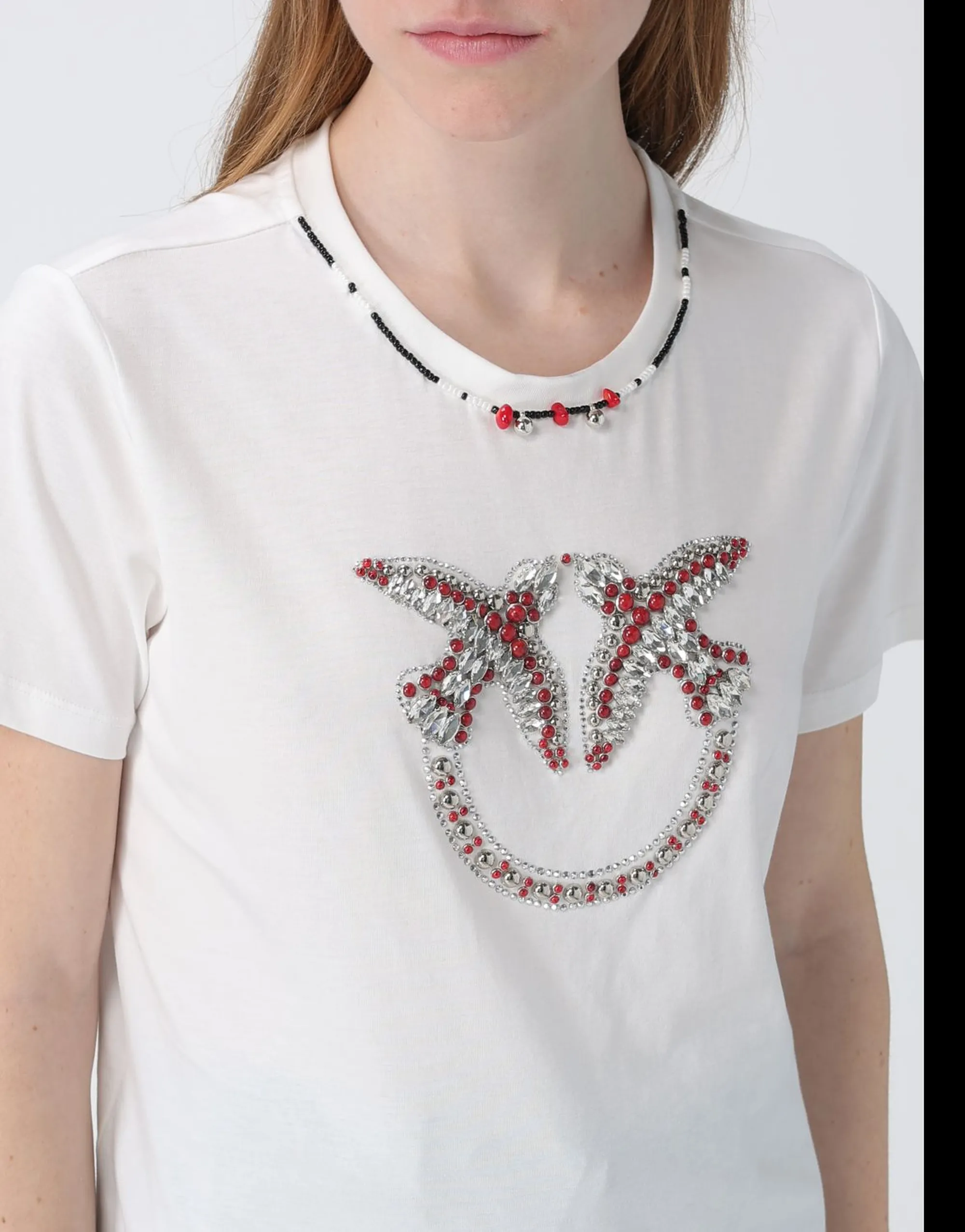 Pinko B'T-Shirt Fidenza' White 107094A3C7 173670