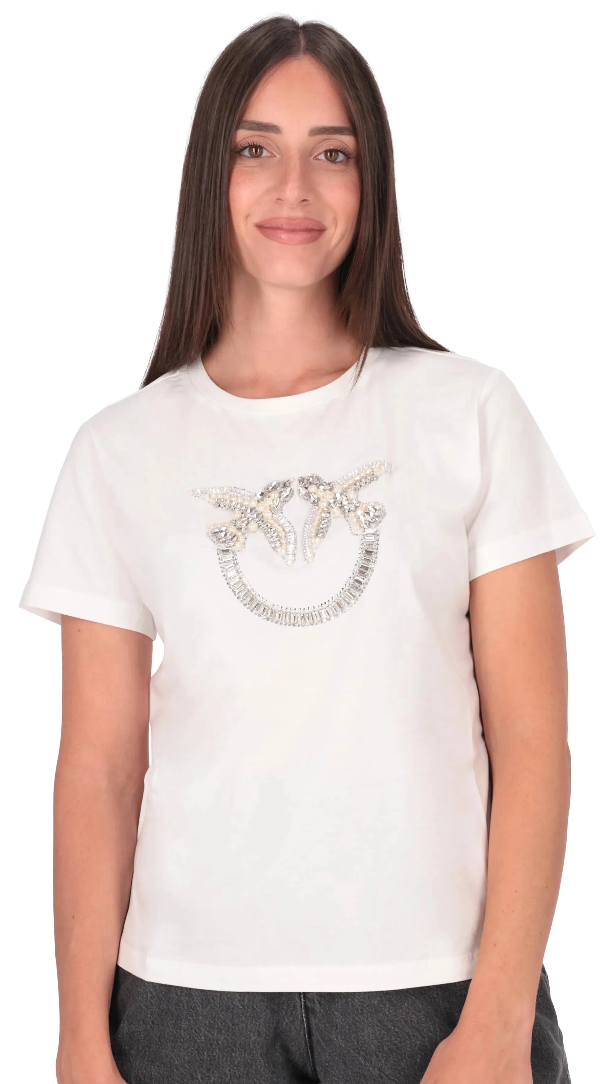 Pinko B'T-Shirt Quentin' White 100535A2Rn 154480