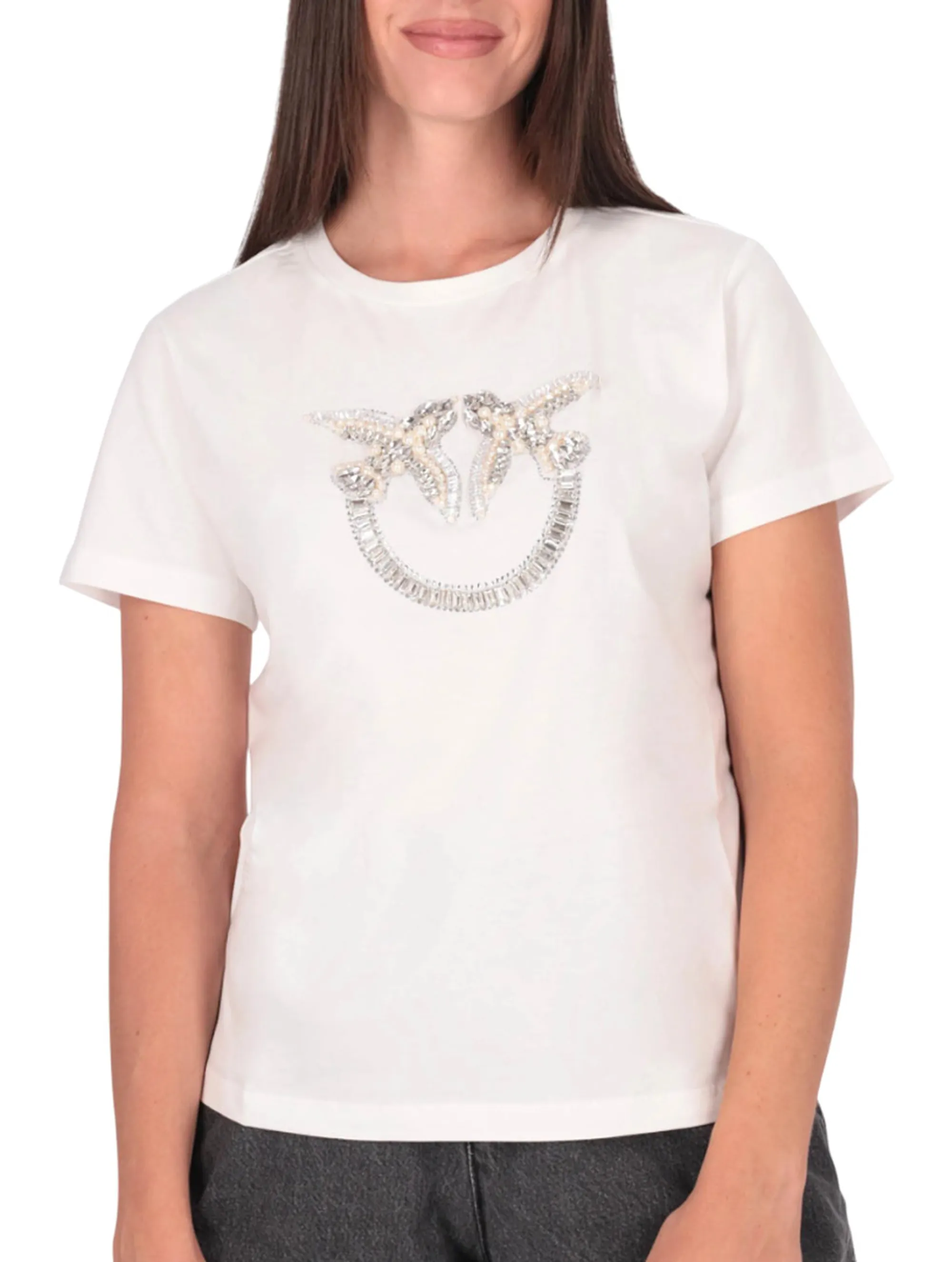 Pinko B'T-Shirt Quentin' White 100535A2Rn 154973