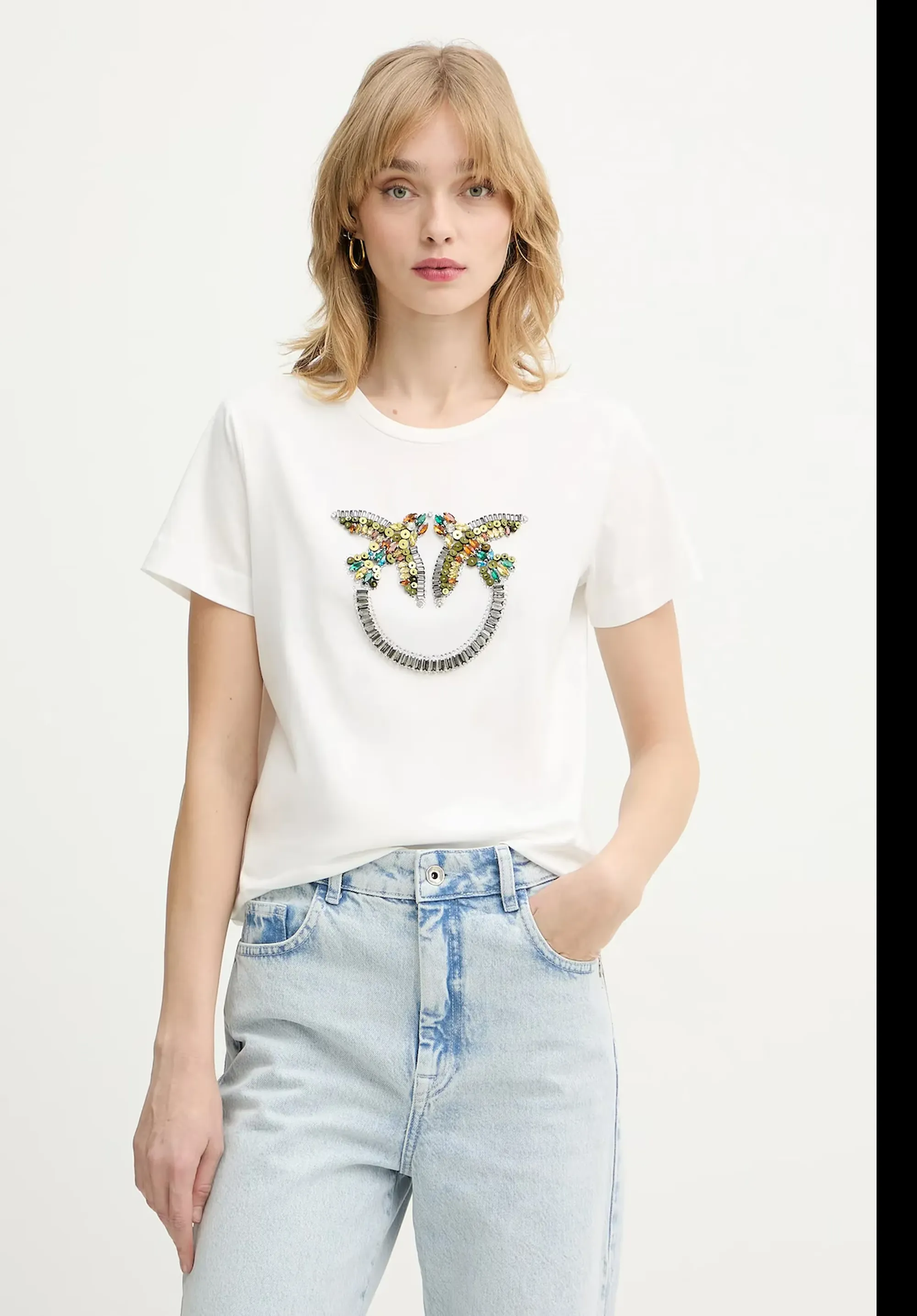 Pinko B'T-Shirt Quentin' White 100535A33F 173658