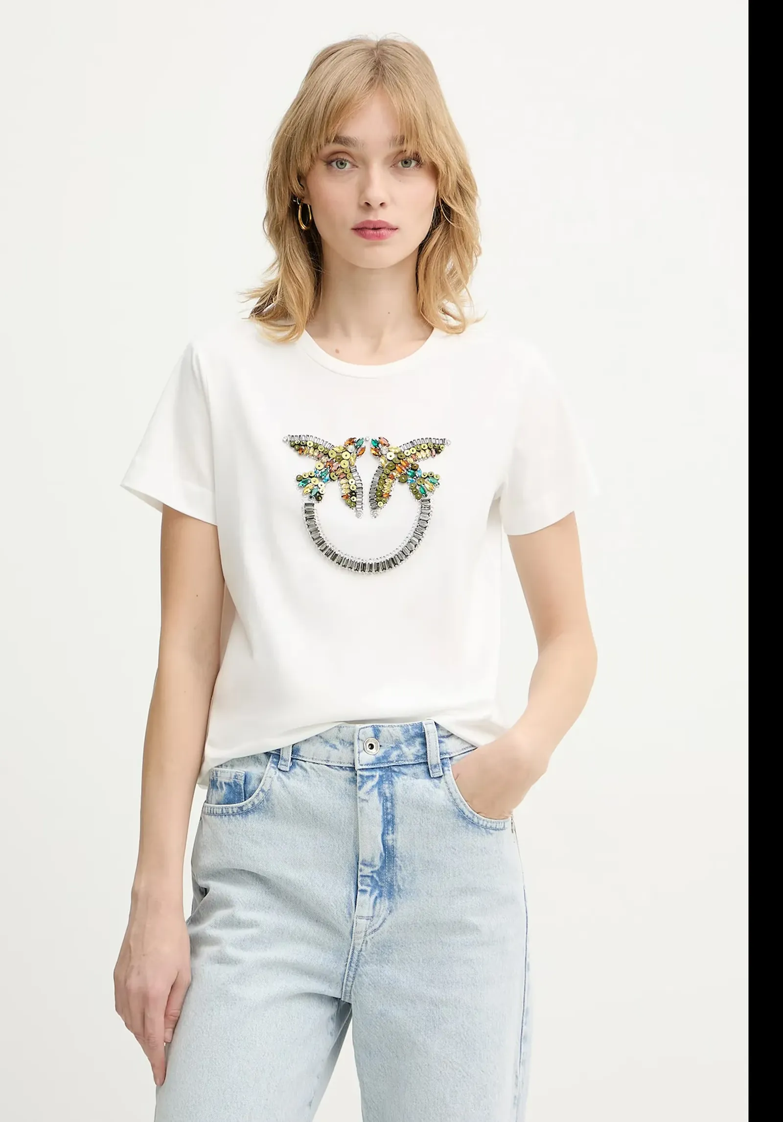 Pinko T-Shirt Quentin Bianco 100535A33F 173658