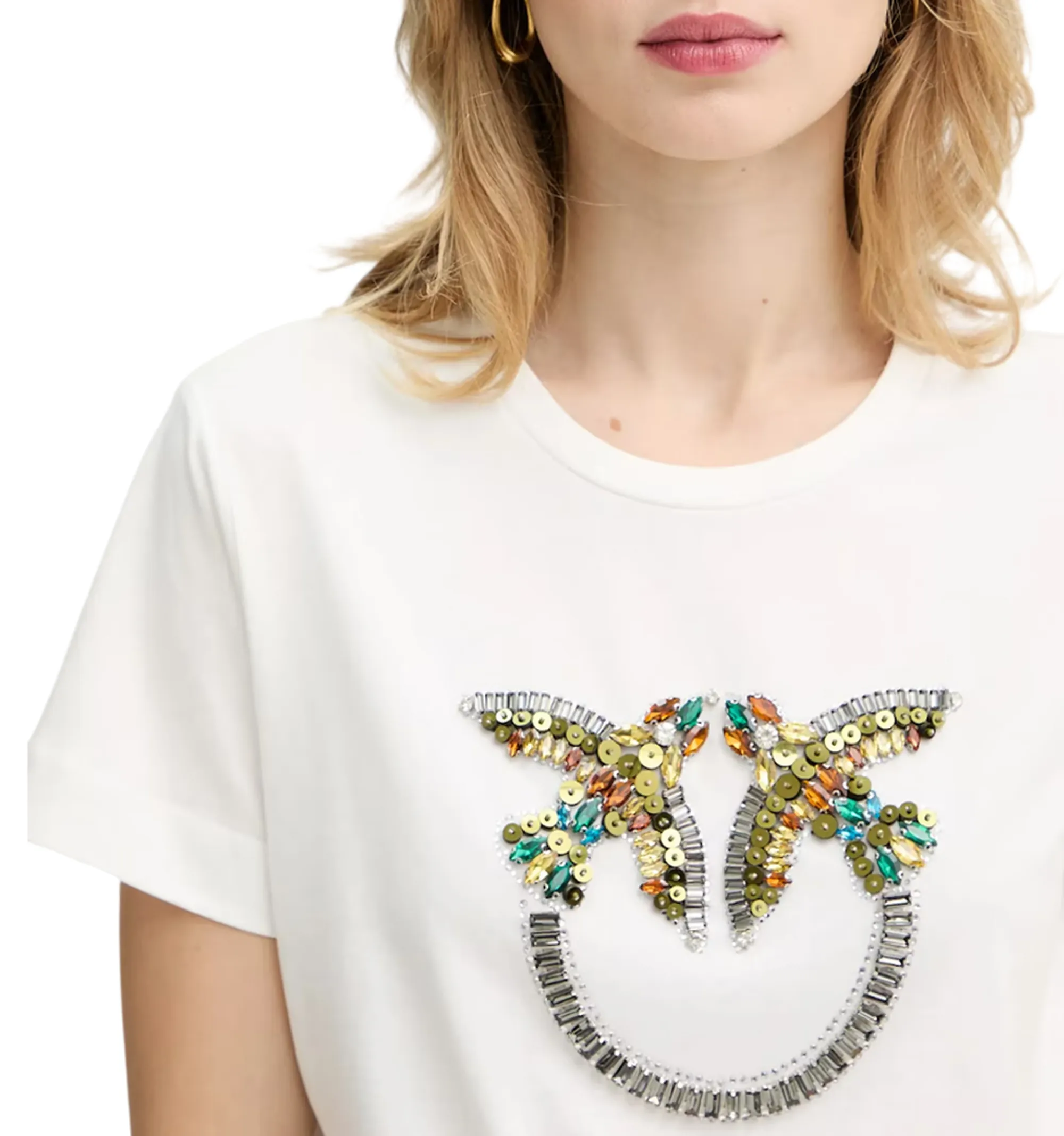 Pinko B'T-Shirt Quentin' White 100535A33F 176641