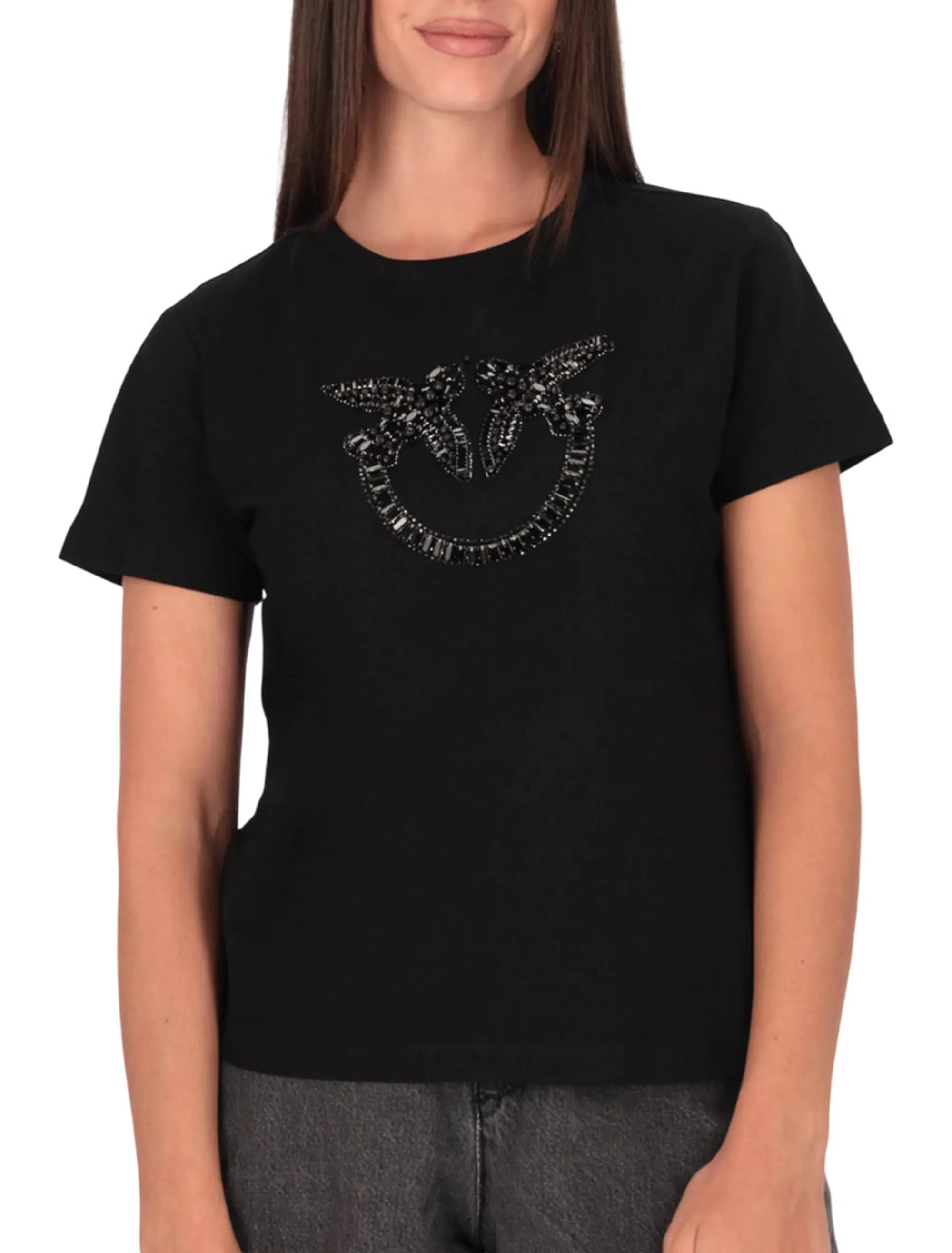 Pinko B'T-Shirt Quentin' Black 100535A2Rn 154980