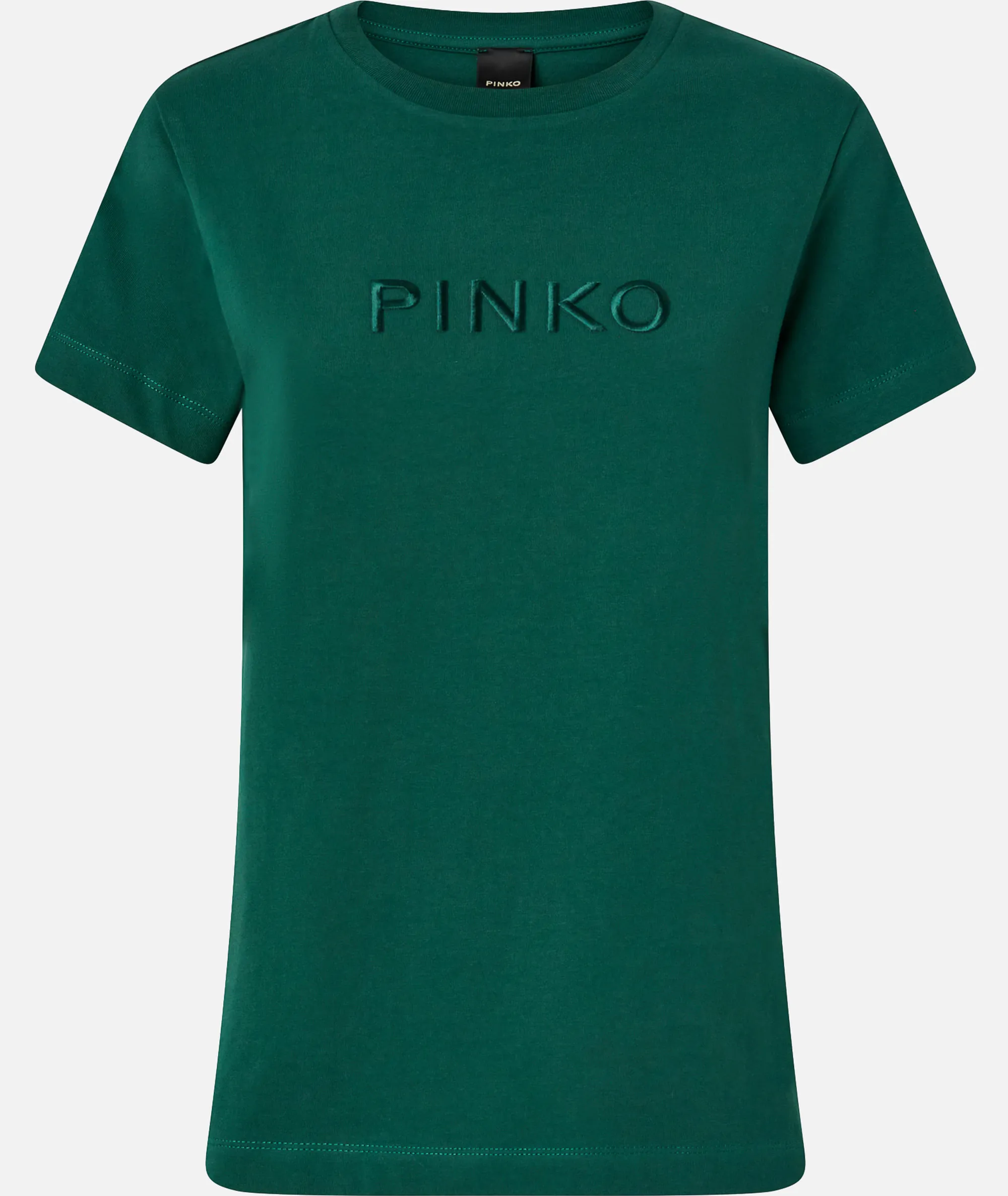 Pinko B'Logo Embroidered T-Shirt' Petrol 101752A2Rd 154365