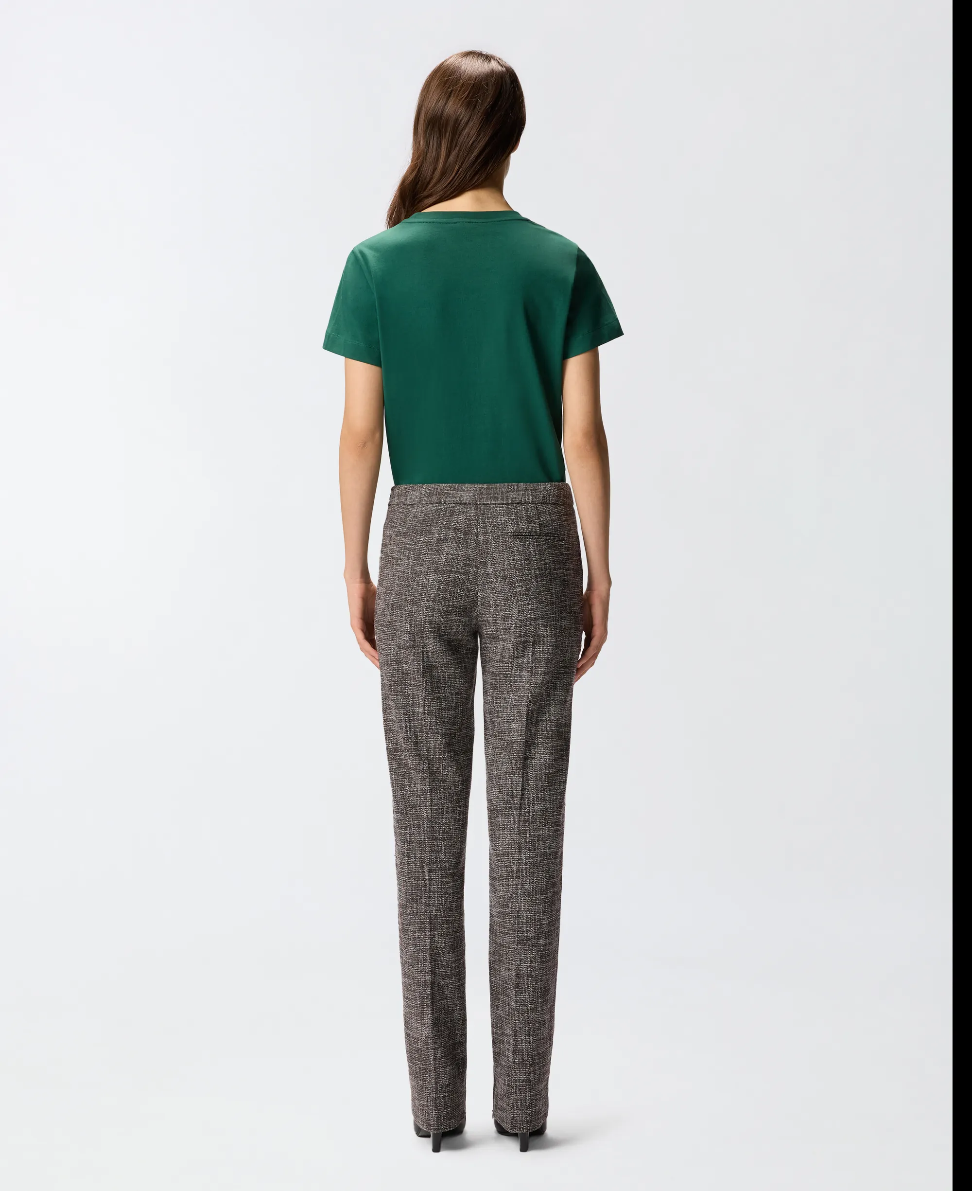 Pinko B'Logo Embroidered T-Shirt' Petrol 101752A2Rd 154367