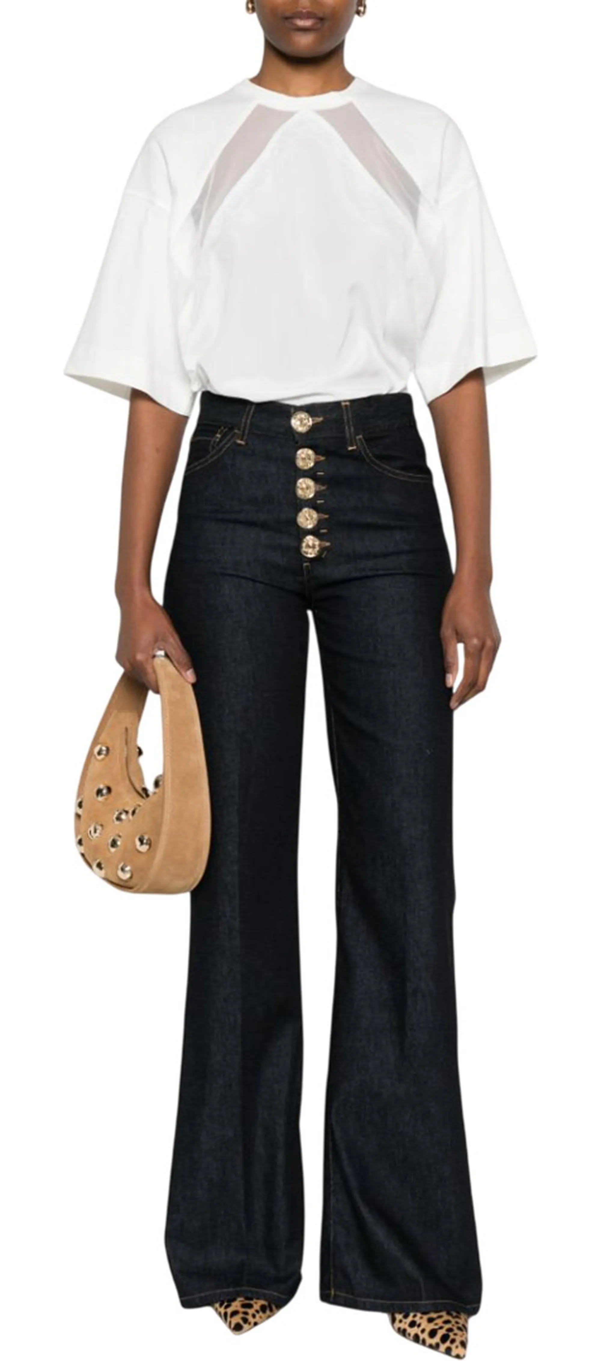 Pinko T-Shirt Stephanie Bianco 106292A335 170726