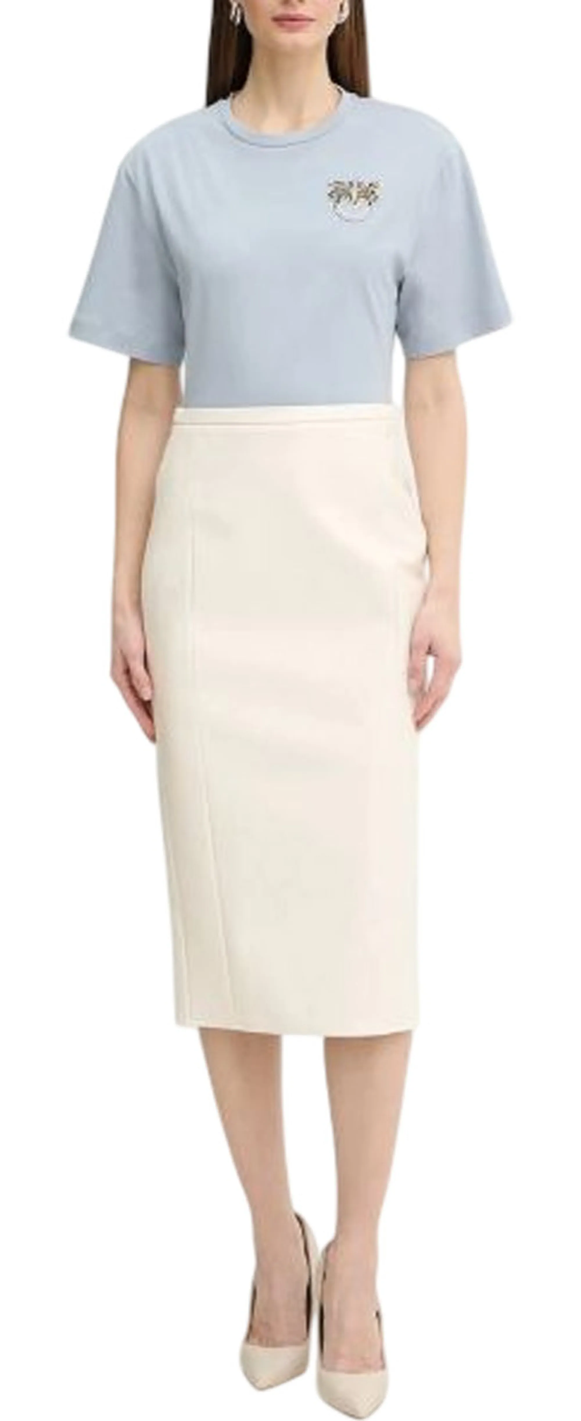 Pinko T-Shirt Strepitoso Carta Da Zucchero 105526A33F 170774