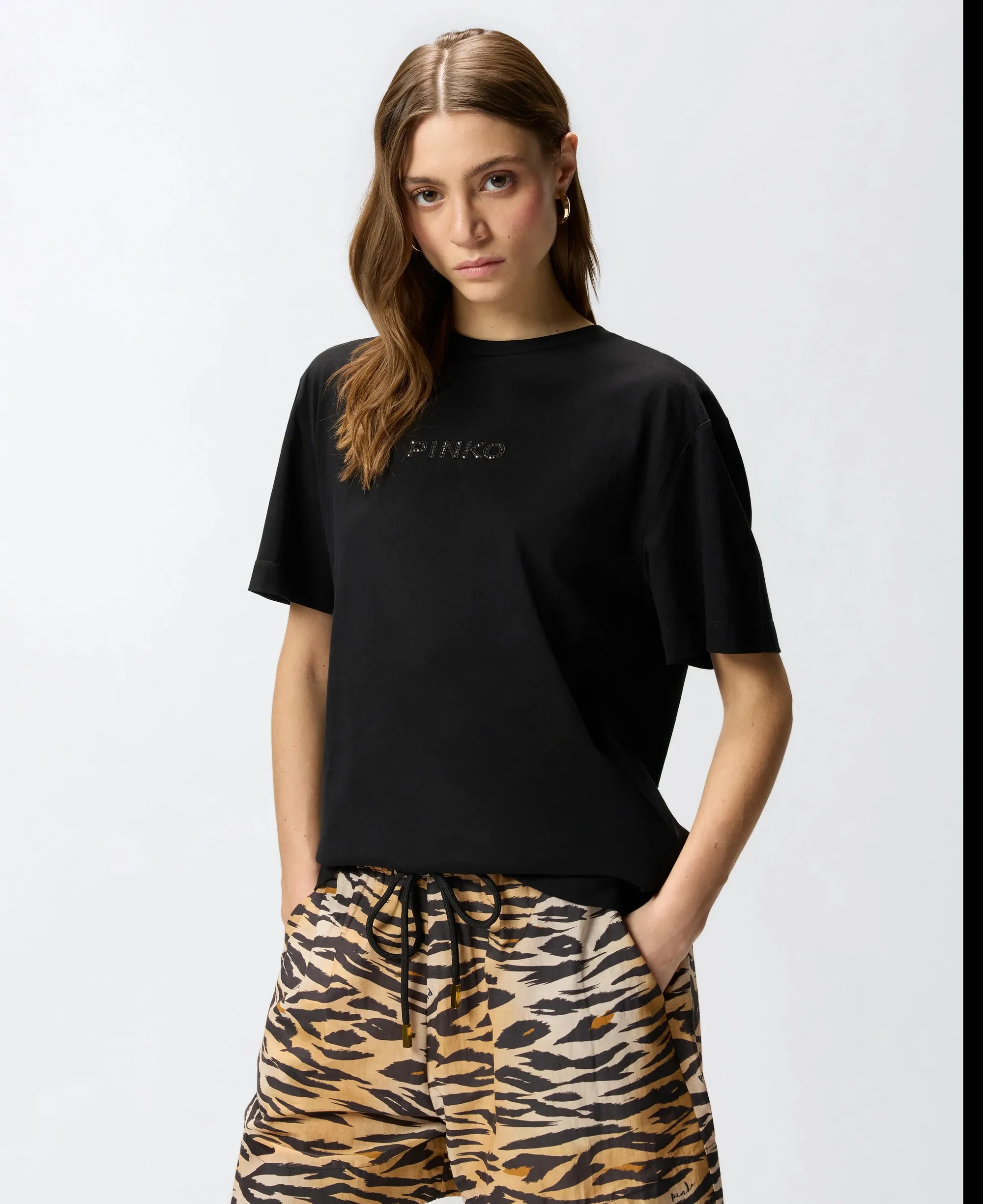 Pinko B'Amazing T-Shirt' Black 105526A33S 173662