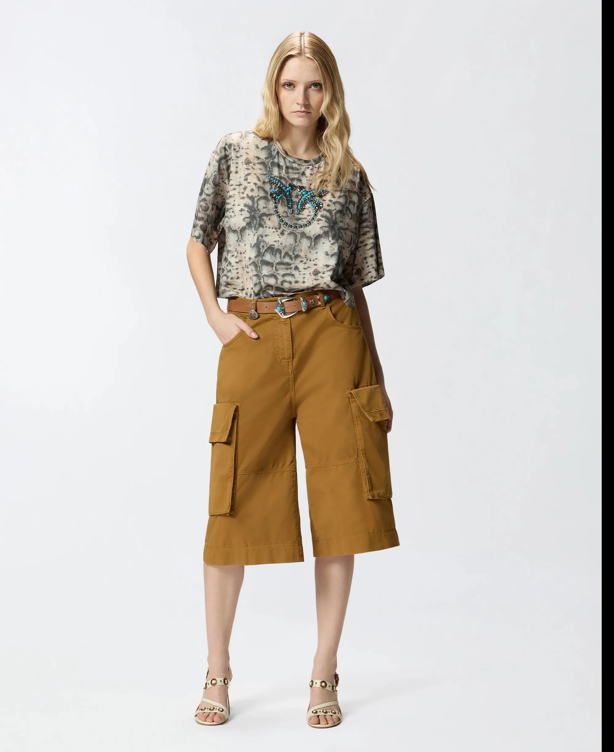 Pinko B'T-Shirt Terni' Beige 106921A3C8 173665