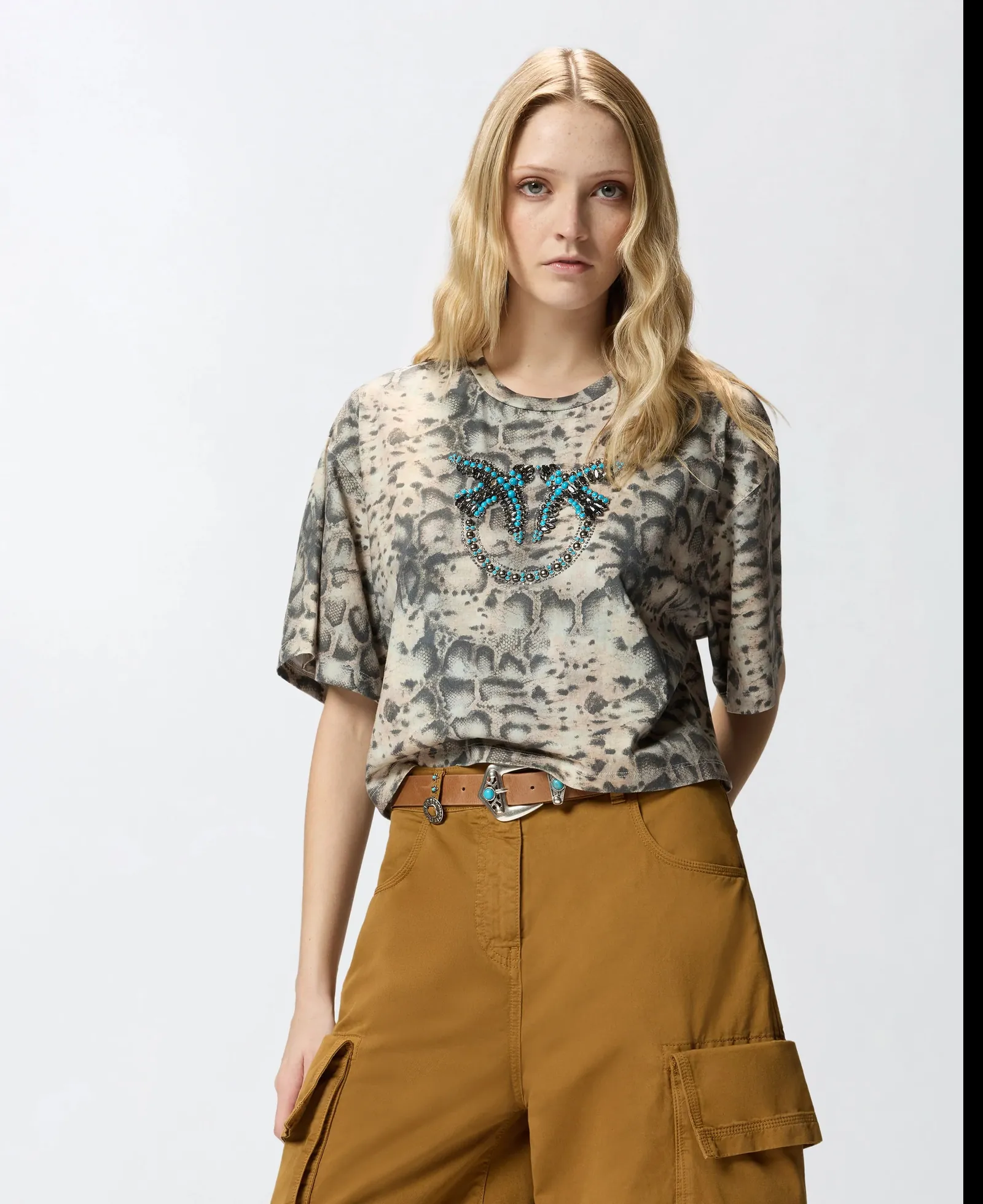 Pinko T-Shirt Terni Beige 106921A3C8 173666