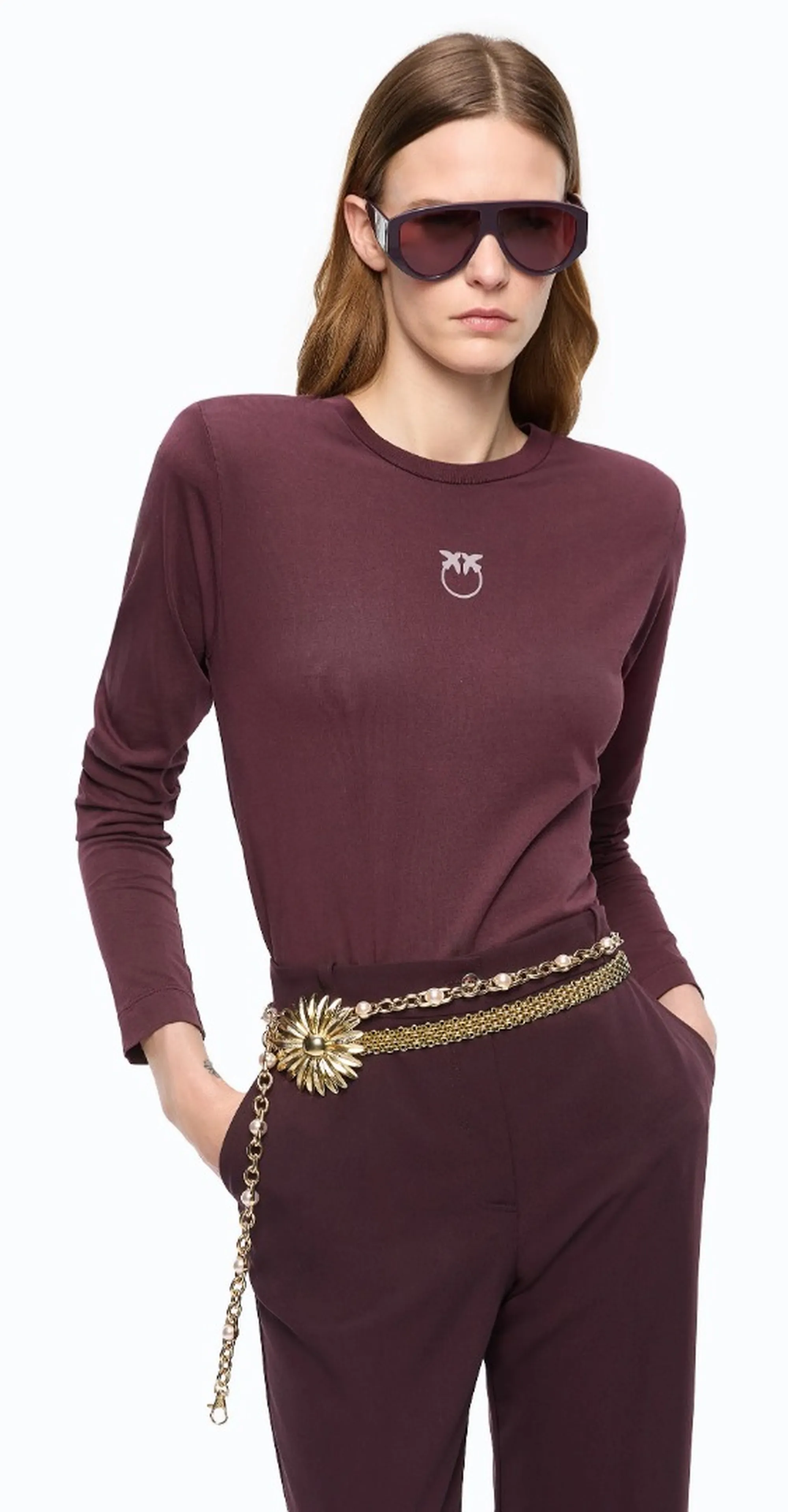 Pinko T-Shirt Toblino Bordeaux 107292A3Hp 185953