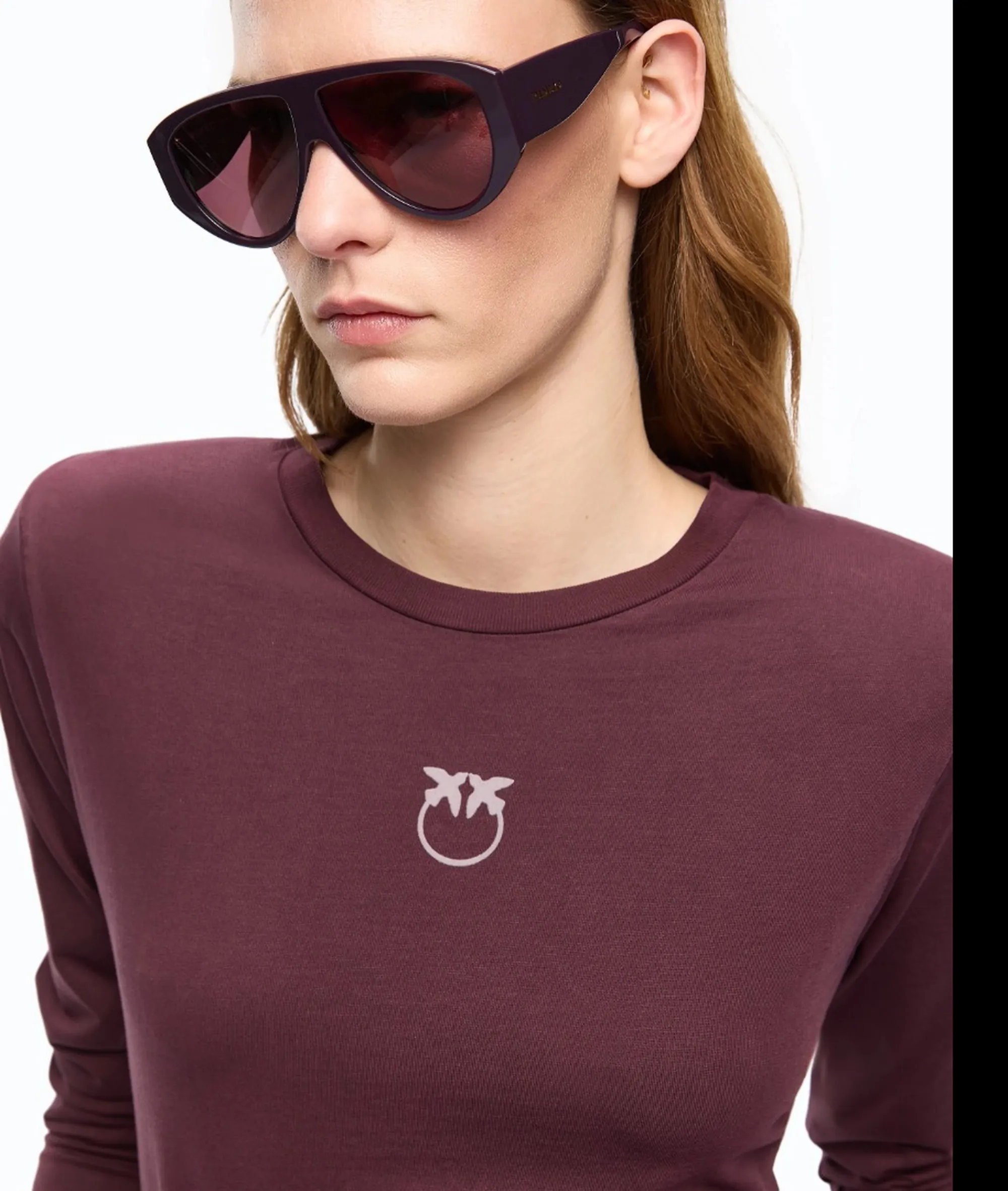 Pinko T-Shirt Toblino Bordeaux 107292A3Hp 185956
