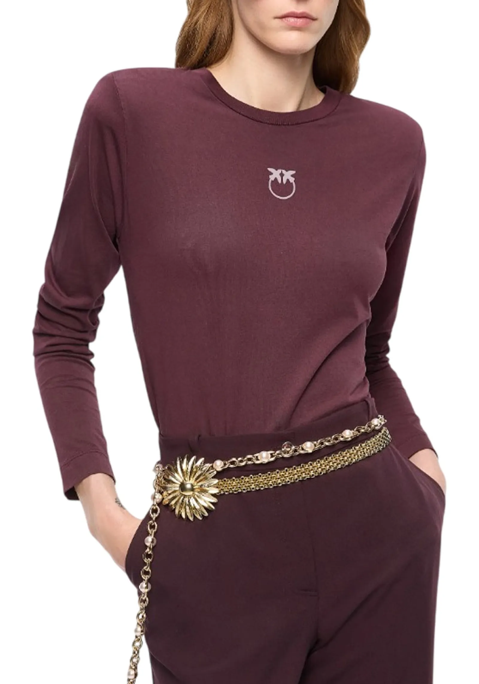 Pinko T-Shirt Toblino Bordeaux 107292A3Hp 186653