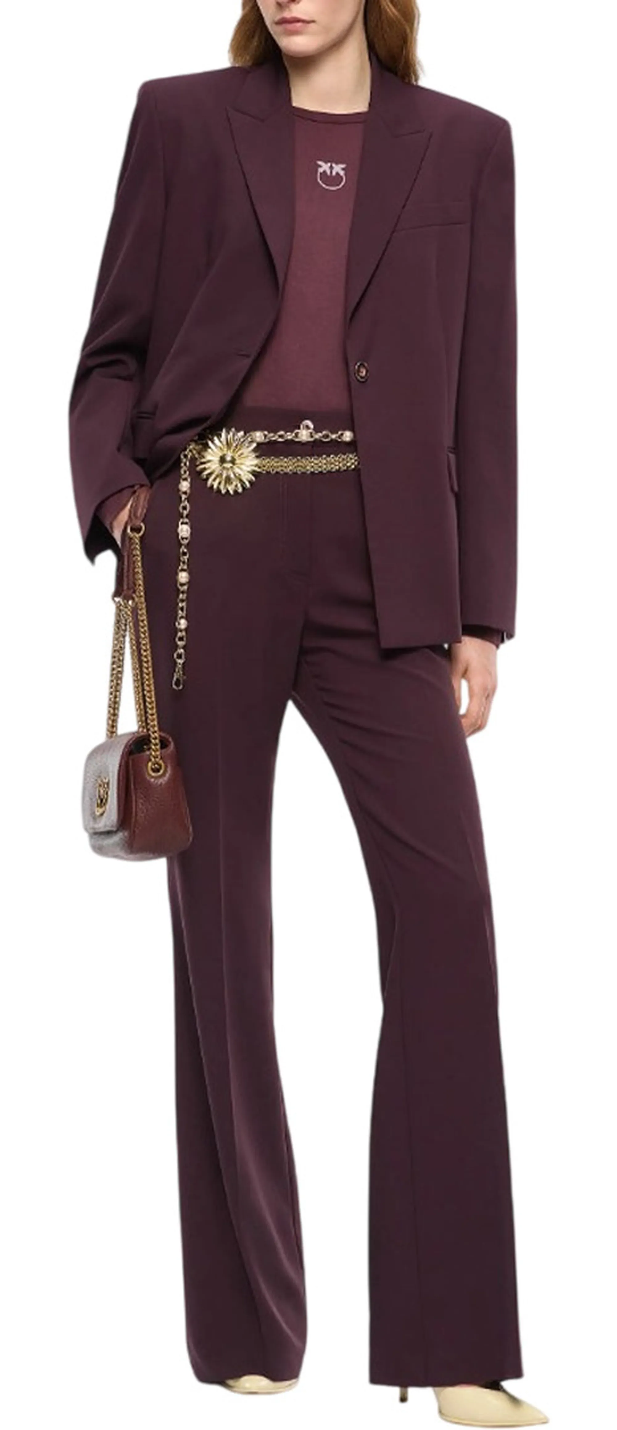 Pinko T-Shirt Toblino Bordeaux 107292A3Hp 186655