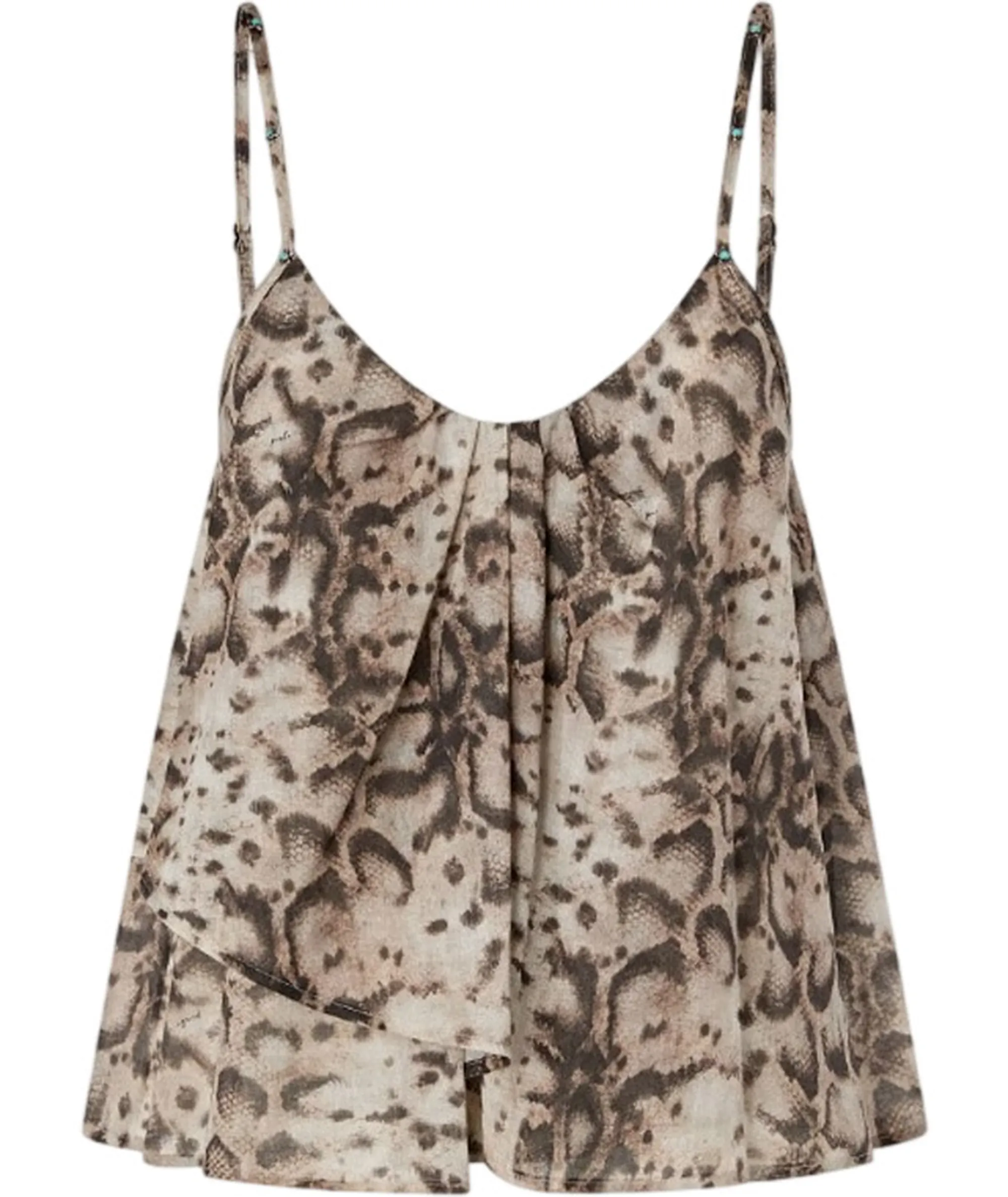 Pinko B'Snake Print Top' Beige 106868A3Ap 181285