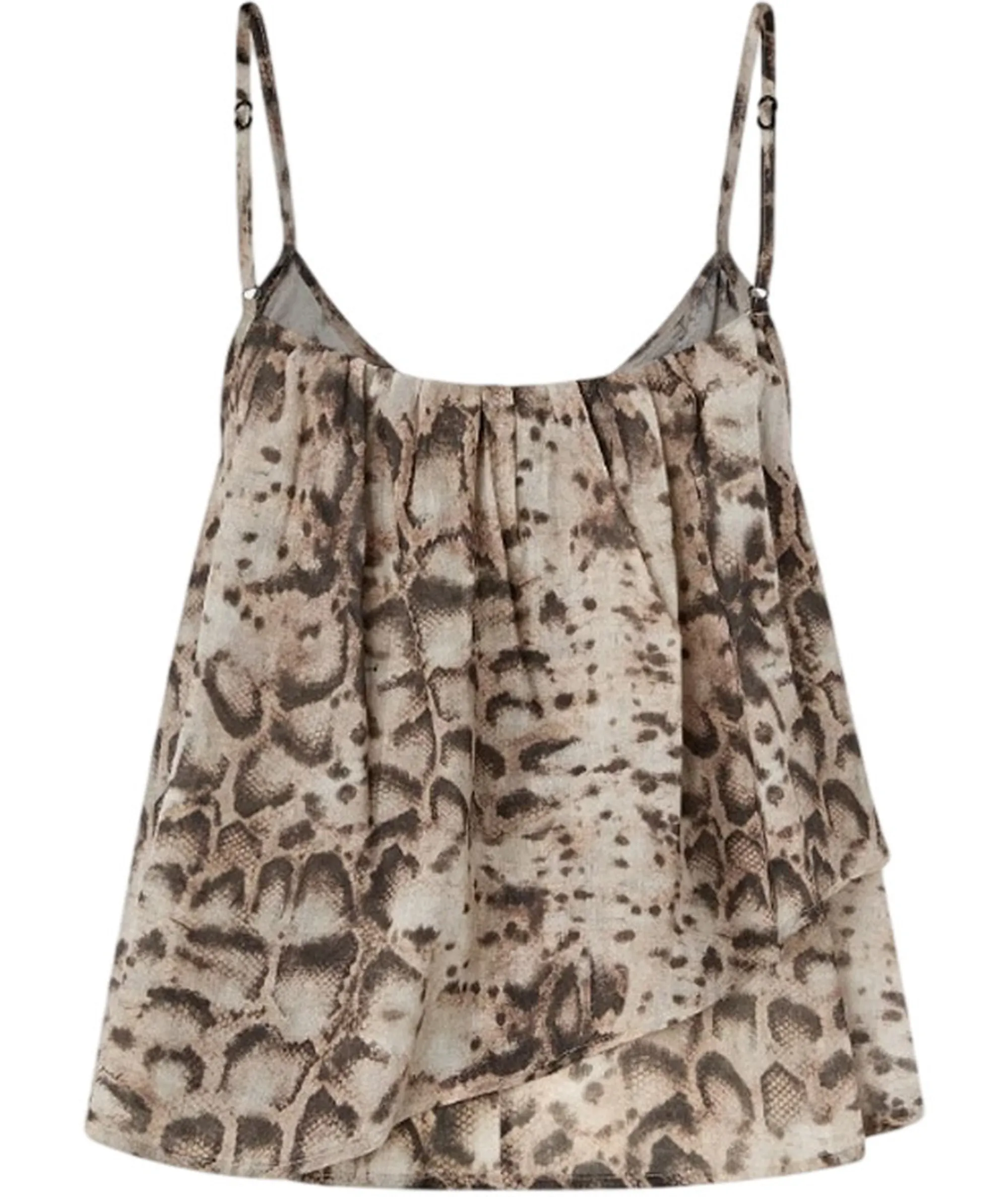 Pinko B'Snake Print Top' Beige 106868A3Ap 181286