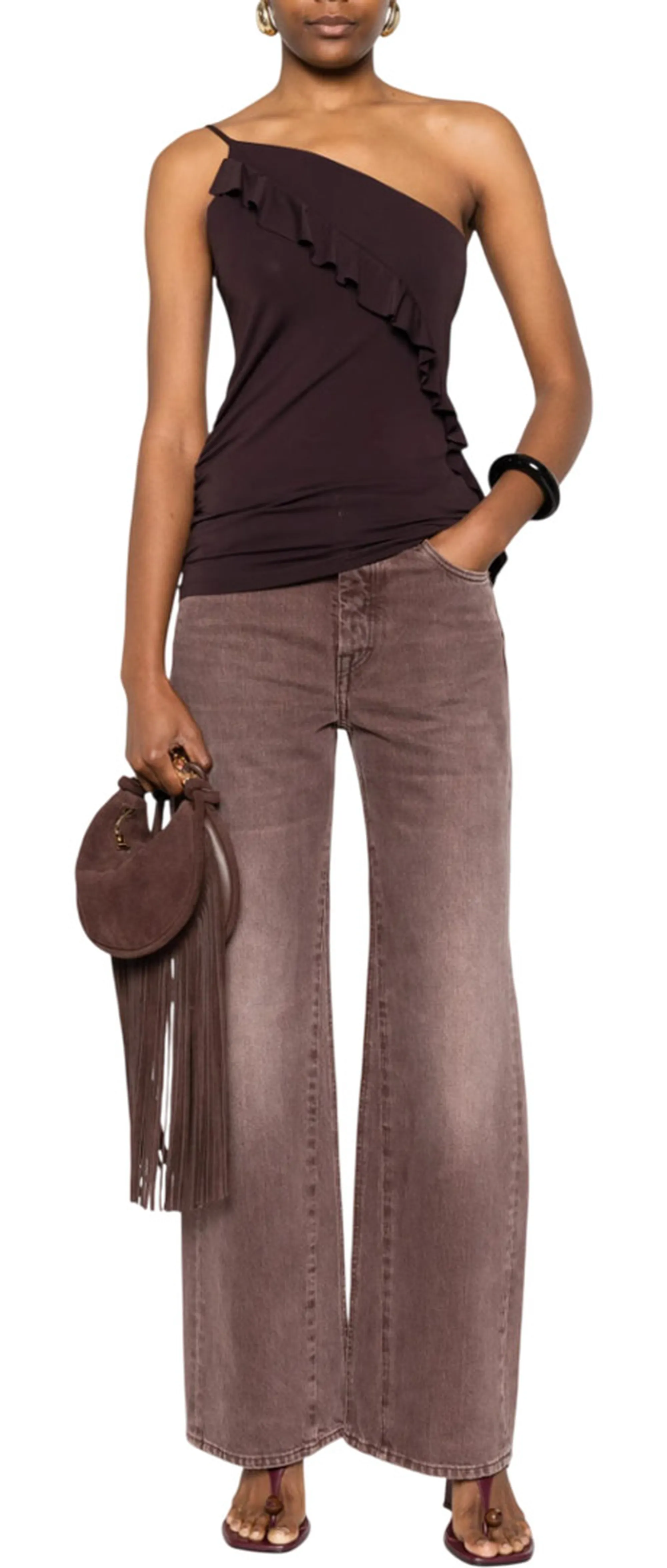 Pinko B'Top Susie' Brown 106374A35E 170706