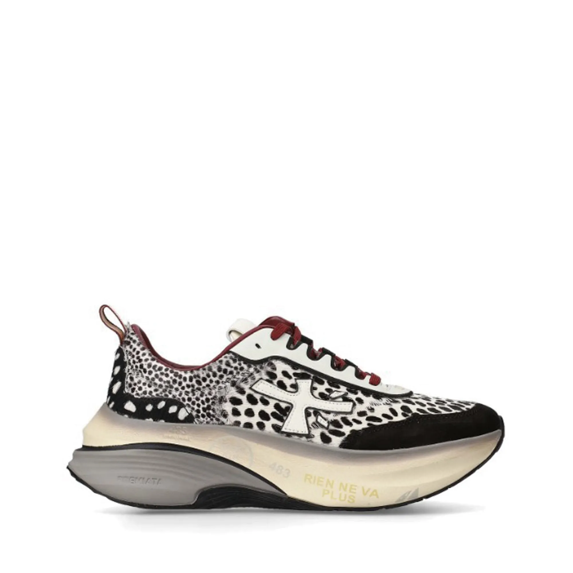 Premiata Sneakers Hill 7858 Bianco-Nero Hill 7858 166096