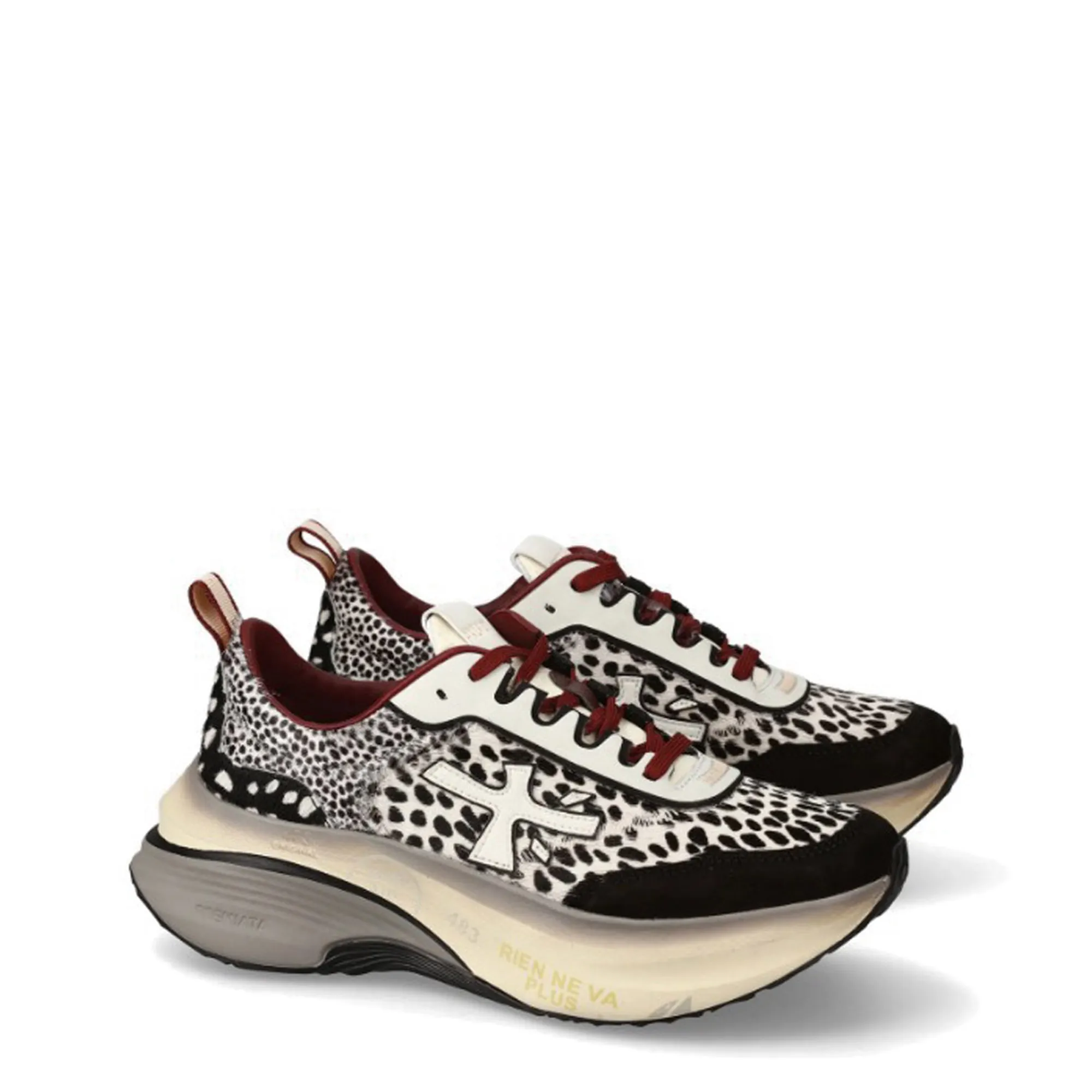 Premiata Sneakers Hill 7858 Bianco-Nero Hill 7858 166097