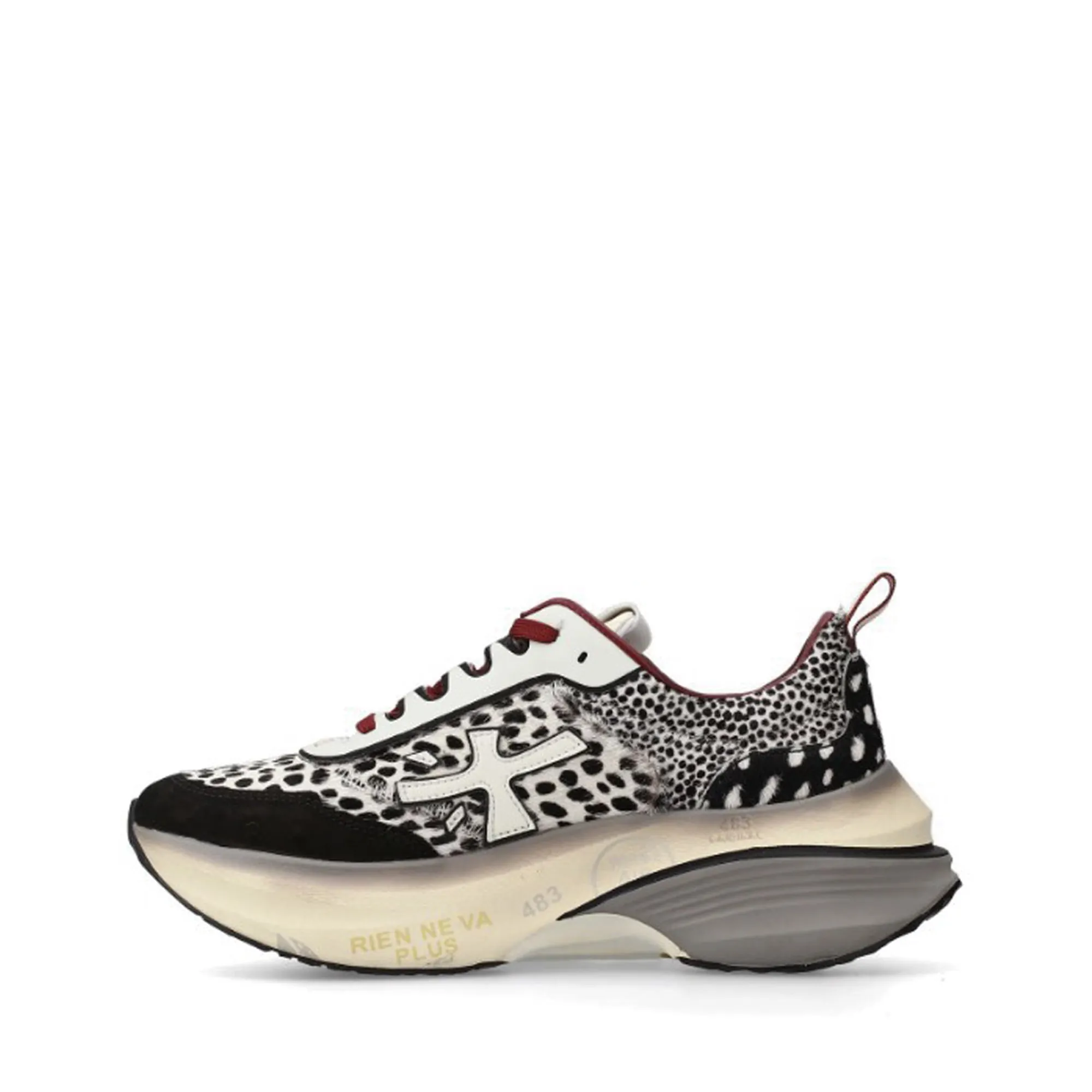 Premiata Sneakers Hill 7858 Bianco-Nero Hill 7858 166098